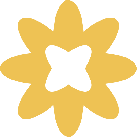 Yellow flower with a hollow center