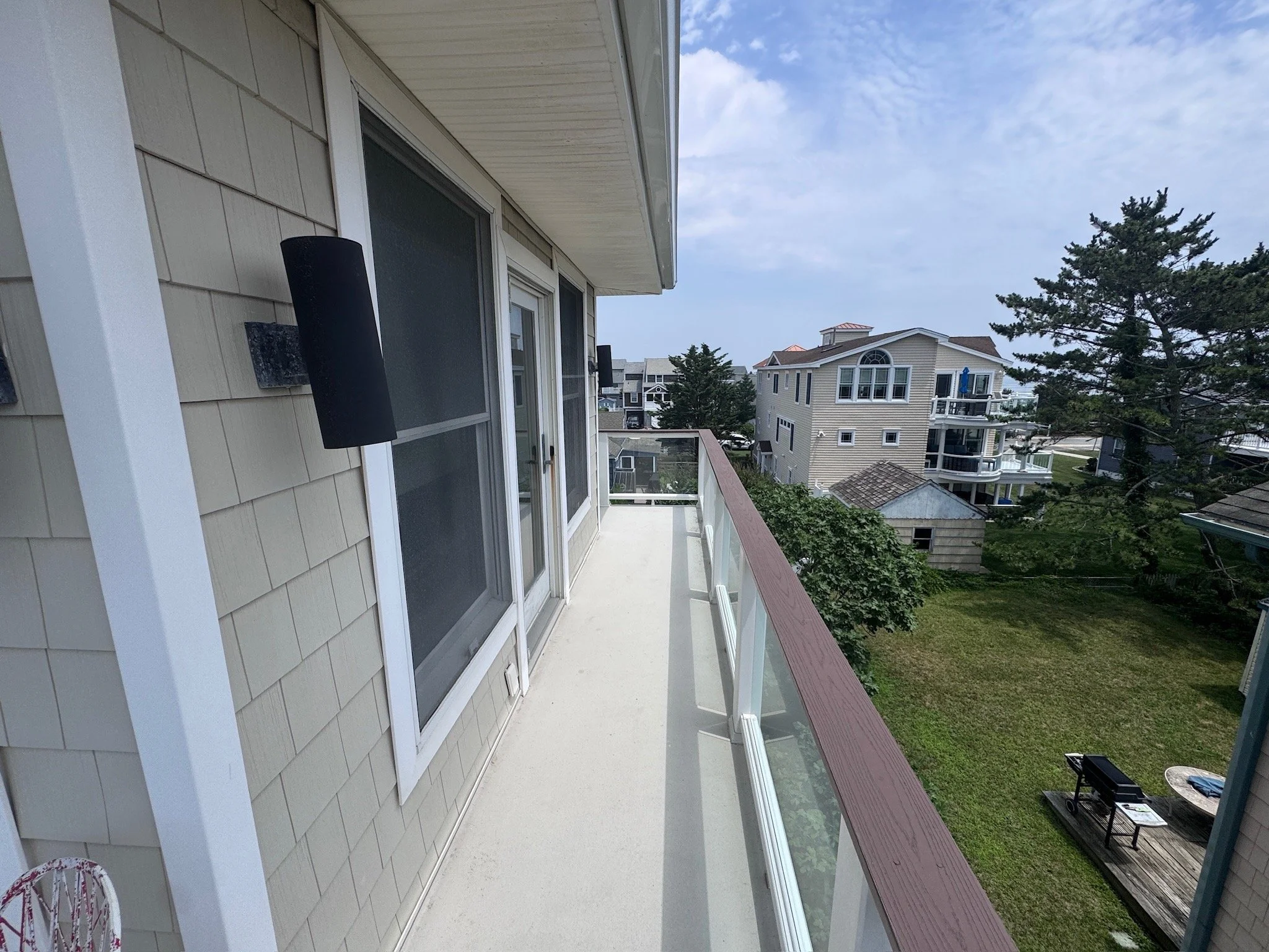 Master bedroom deck