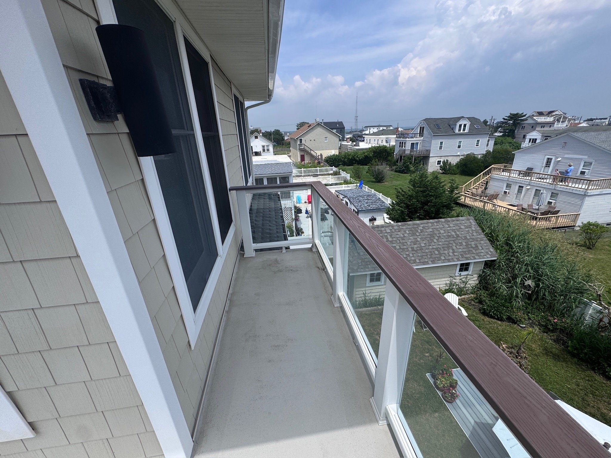 Master bedroom deck