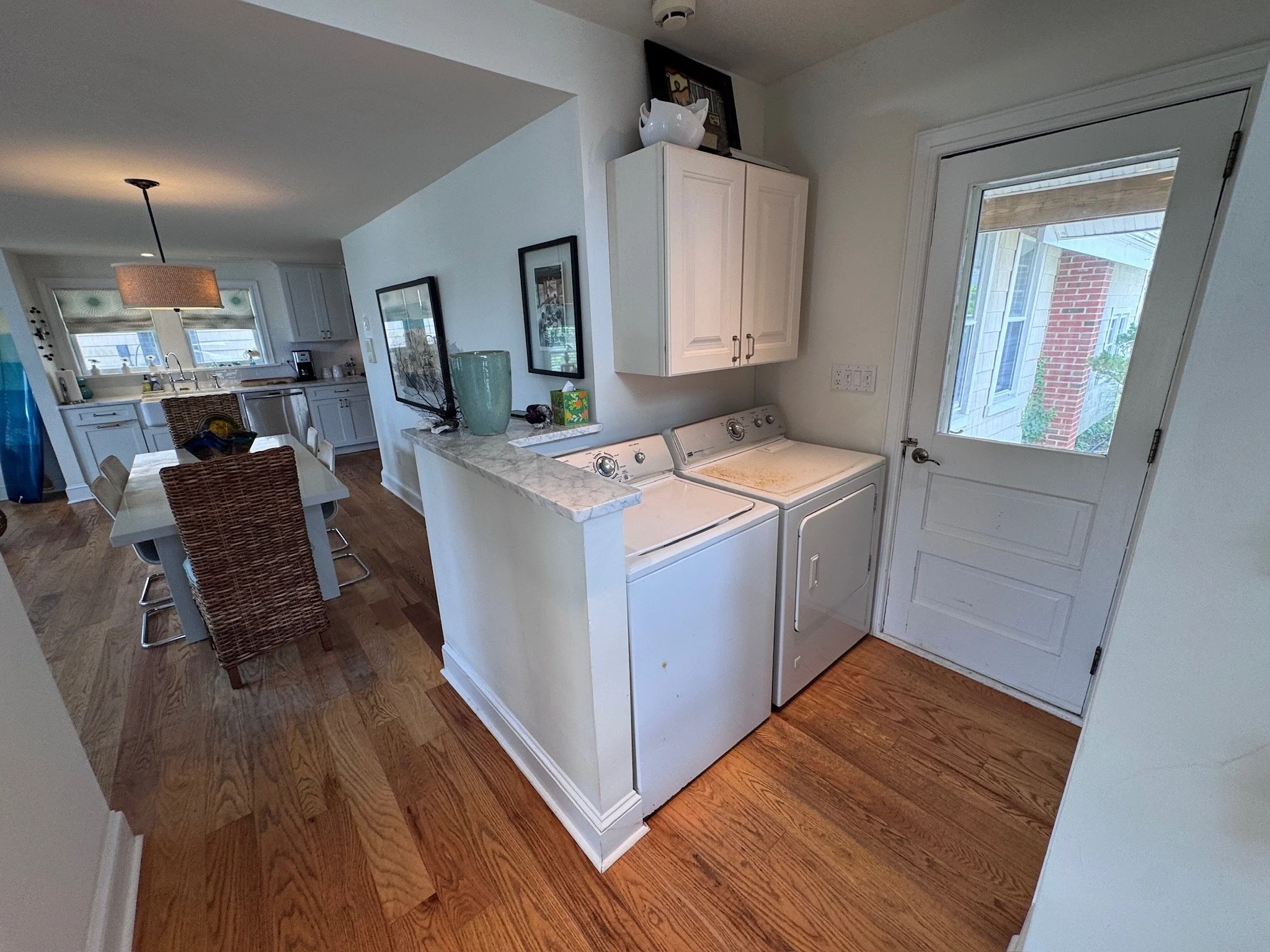 Washer and dryer