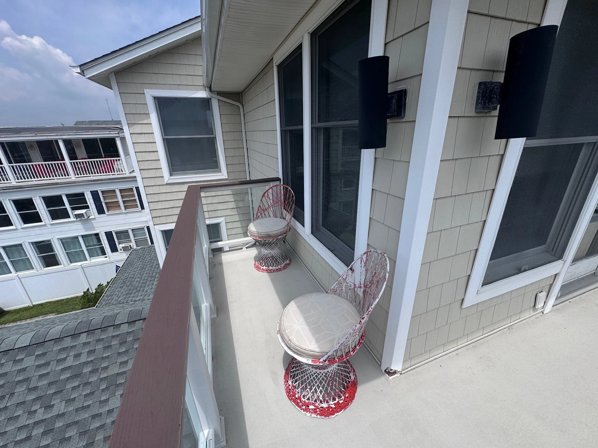 Master bedroom deck
