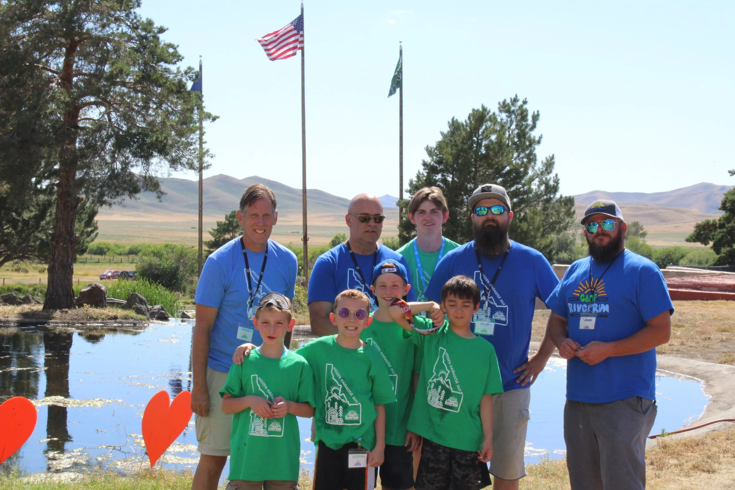 Boy's Cabin Group Photo