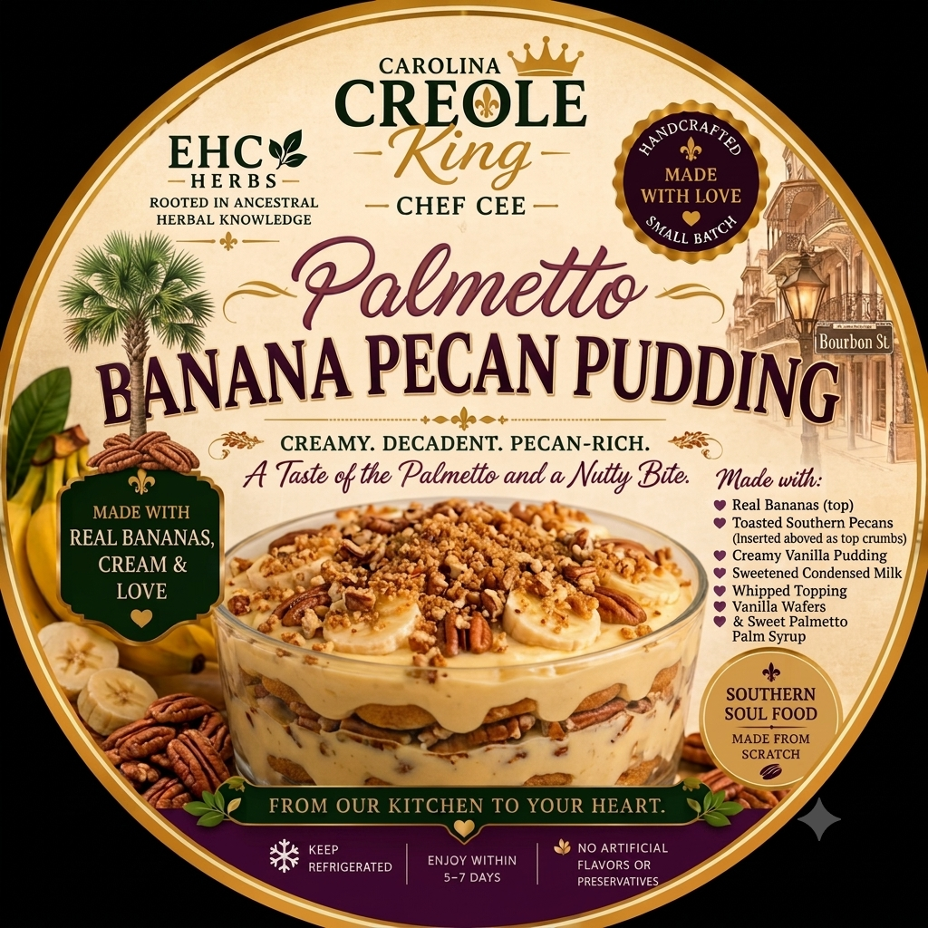 Palmetto Banana Pecan Pudding