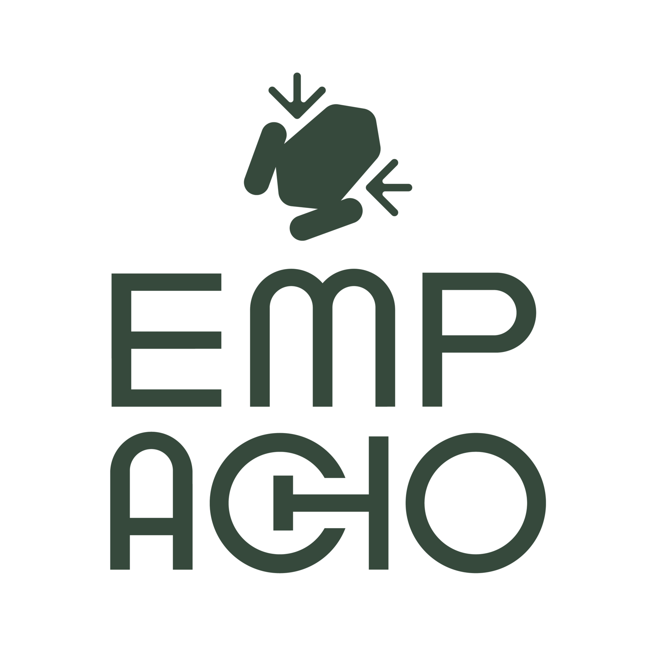 A black background with large green text that reads 'FOOD'. Above the text is a simple green illustration of a chicken drumstick, with three small lines above it indicating steam or heat.