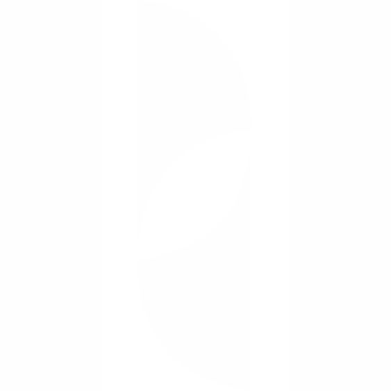 Black and white abstract geometric design with curved and straight lines, including leaf-like shapes.