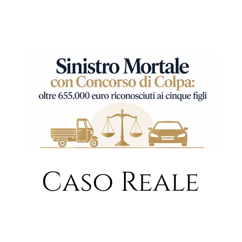 Sinistro Mortale con Concorso di Colpa: oltre 655.000 euro riconosciuti ai cinque figli [Caso Reale]
