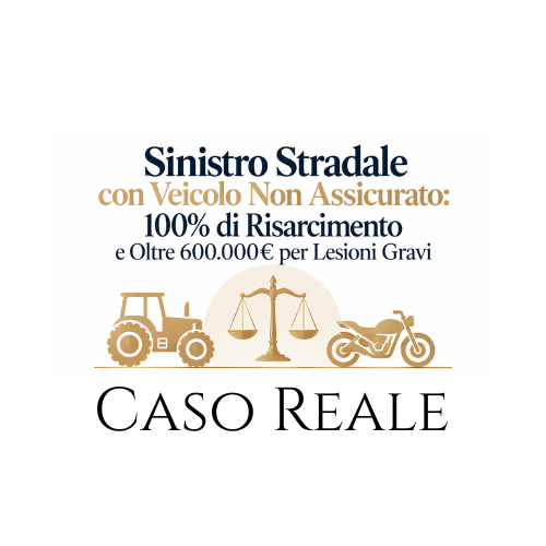 Sinistro Stradale con Veicolo Non Assicurato: 100% di Risarcimento e Oltre 600.000€ per Lesioni Gravi [Caso Reale]