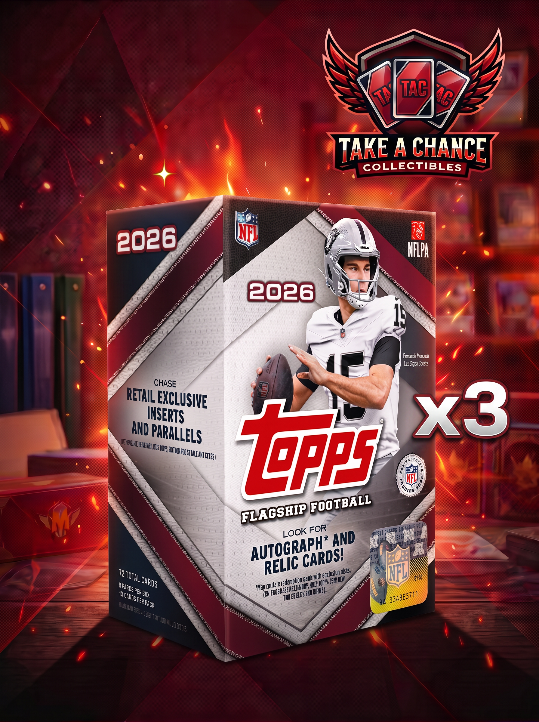2026 Topps Flagship Football - Fantasy Football Card Break; Full Season