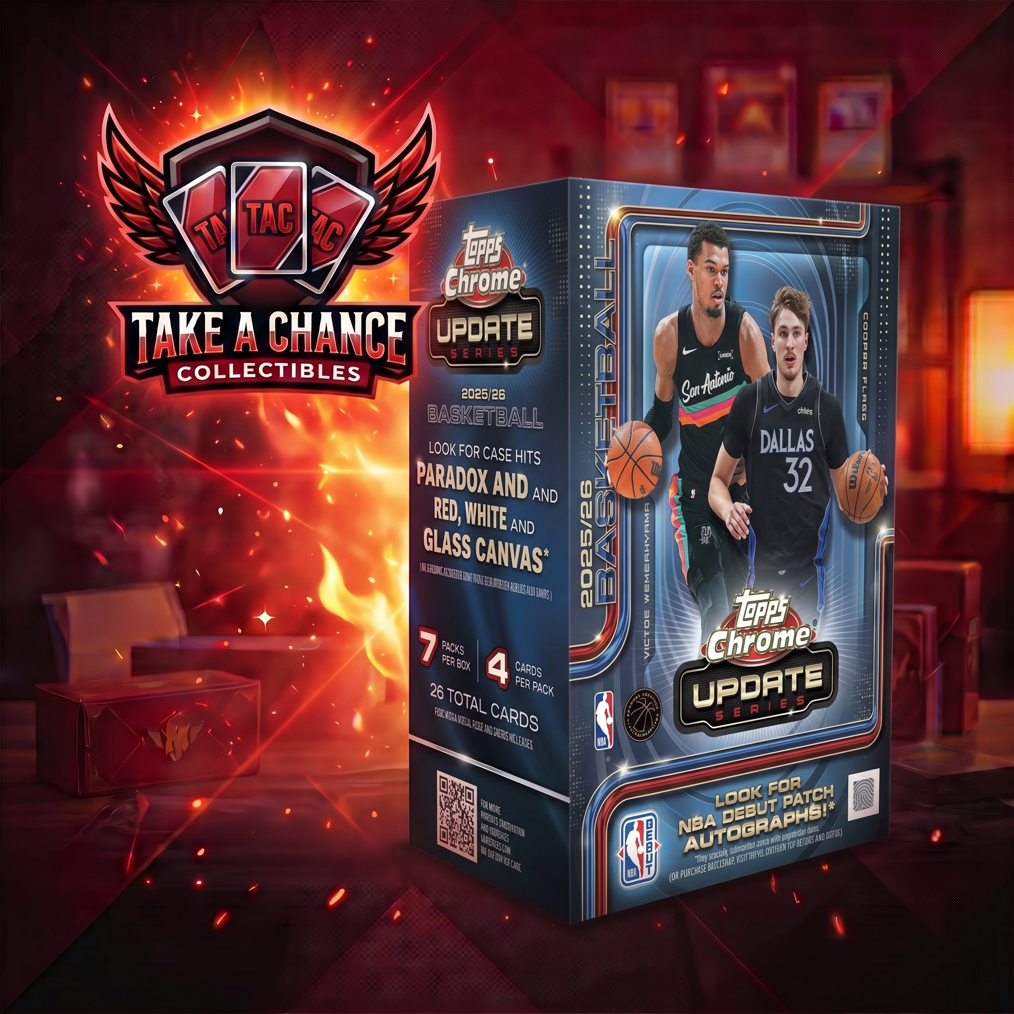2025-26 Topps Chrome® Update Basketball - Value Box