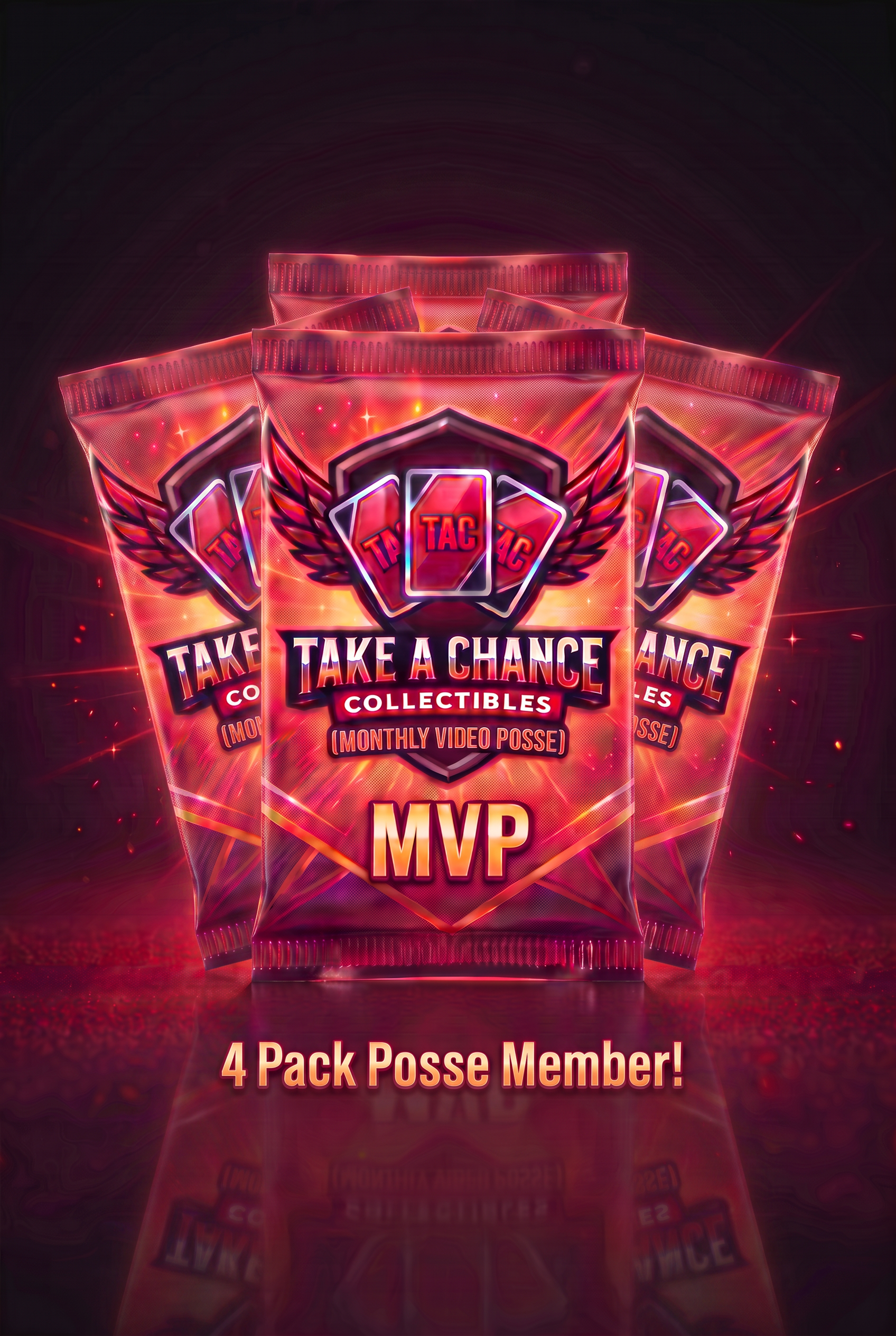 Take a Chance MVP (Monthly Video Posse) Membership (4 Packs)