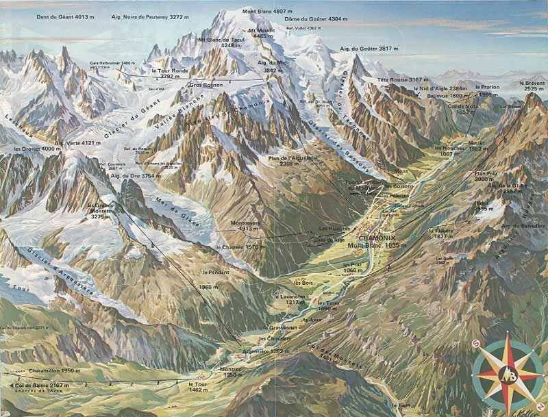 This is a map from the top of the valley looking toward the southwest end of the valley.