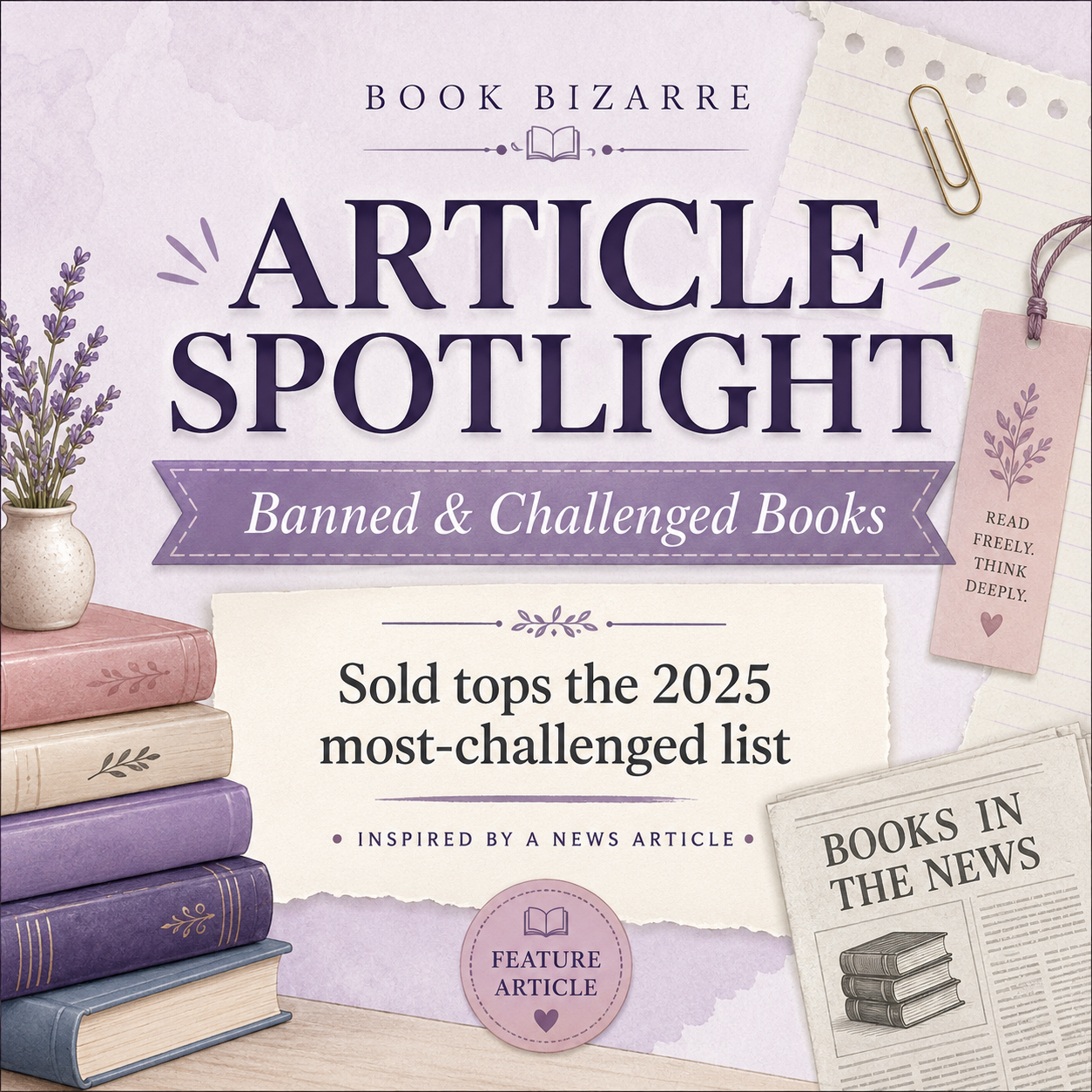 Book bans and attempted bans remain at record highs, with ‘Sold’ topping the list