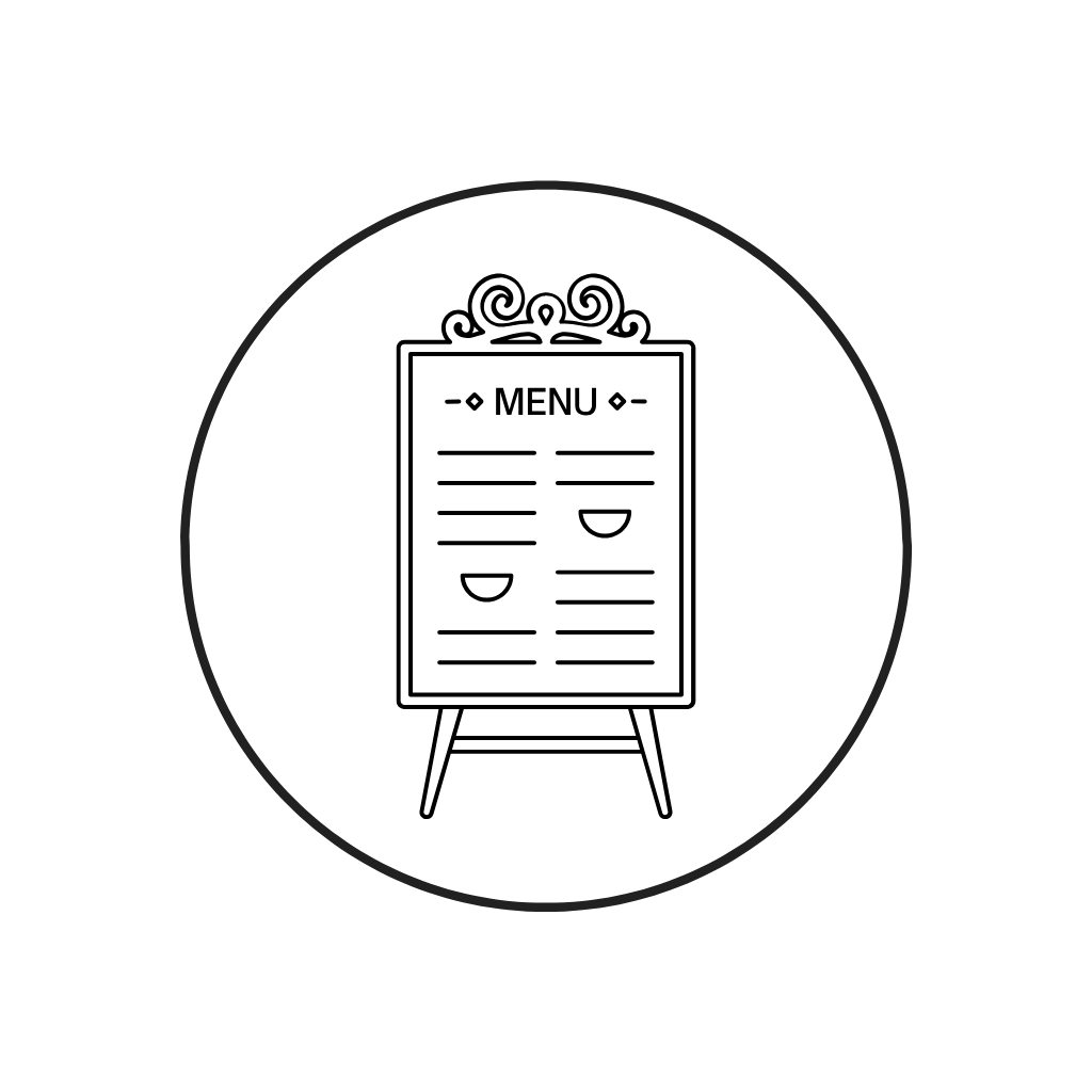 Custom Crafted Menus