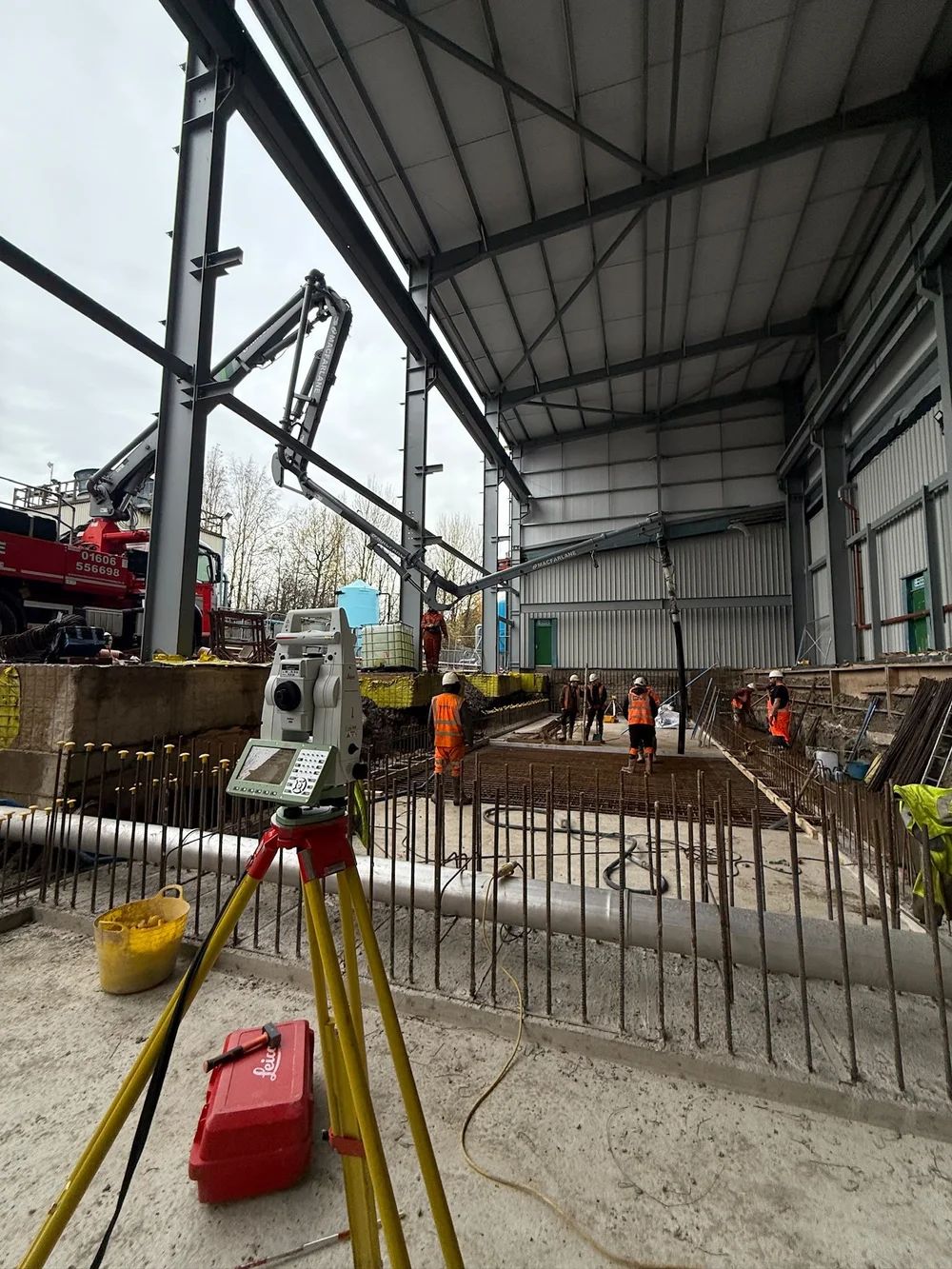 Completed battery energy storage construction surveyed by Brookes Geospatial