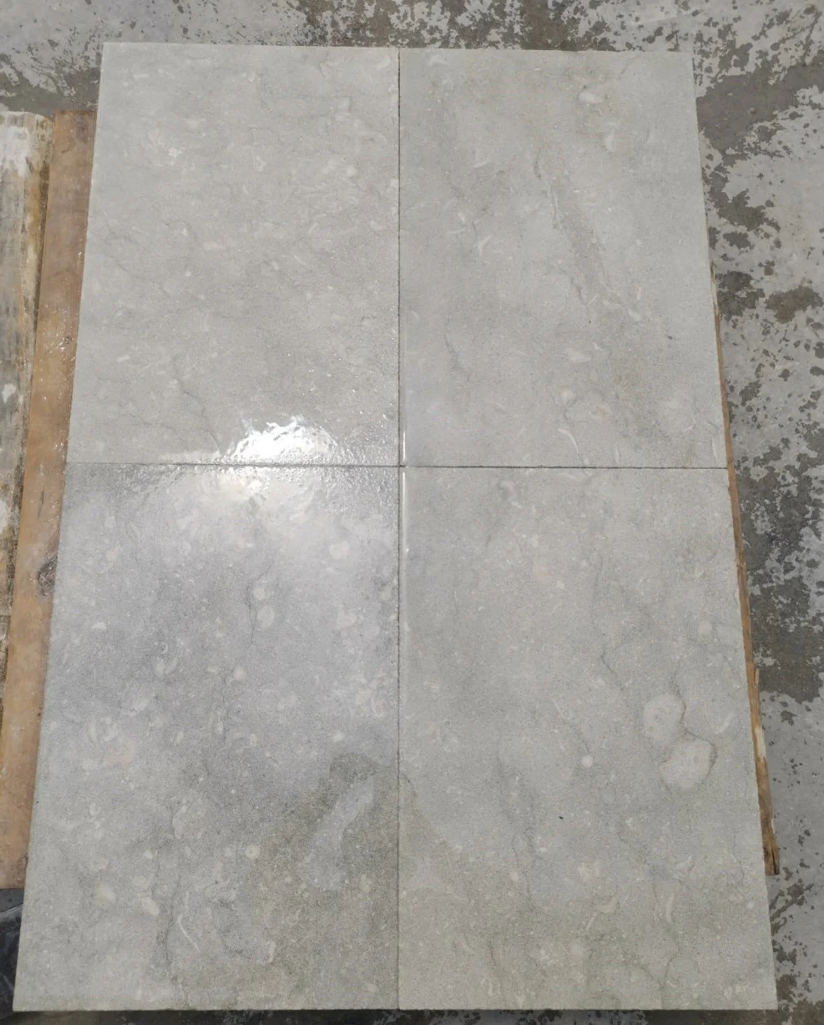 Fossil Green Limestone Sandblasted-2(wet look)