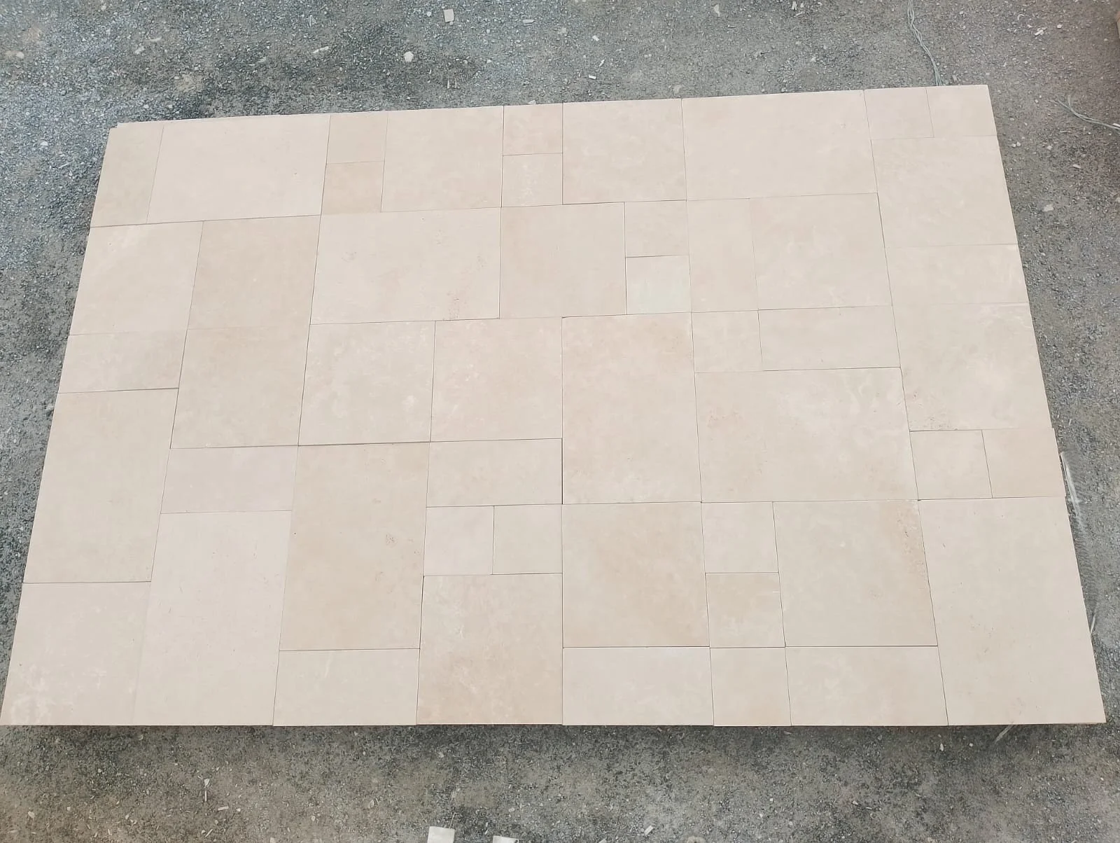 Light Travertine Premium Tumbled-3(wet look)