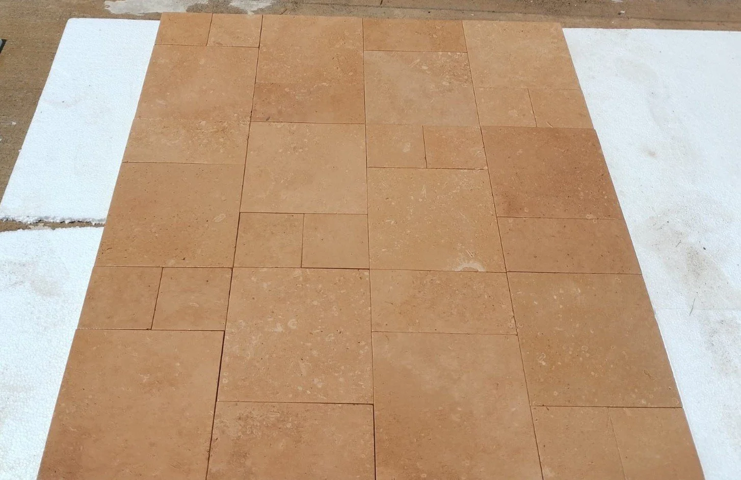 Walnut Travertine Tumbled-4(wet look)