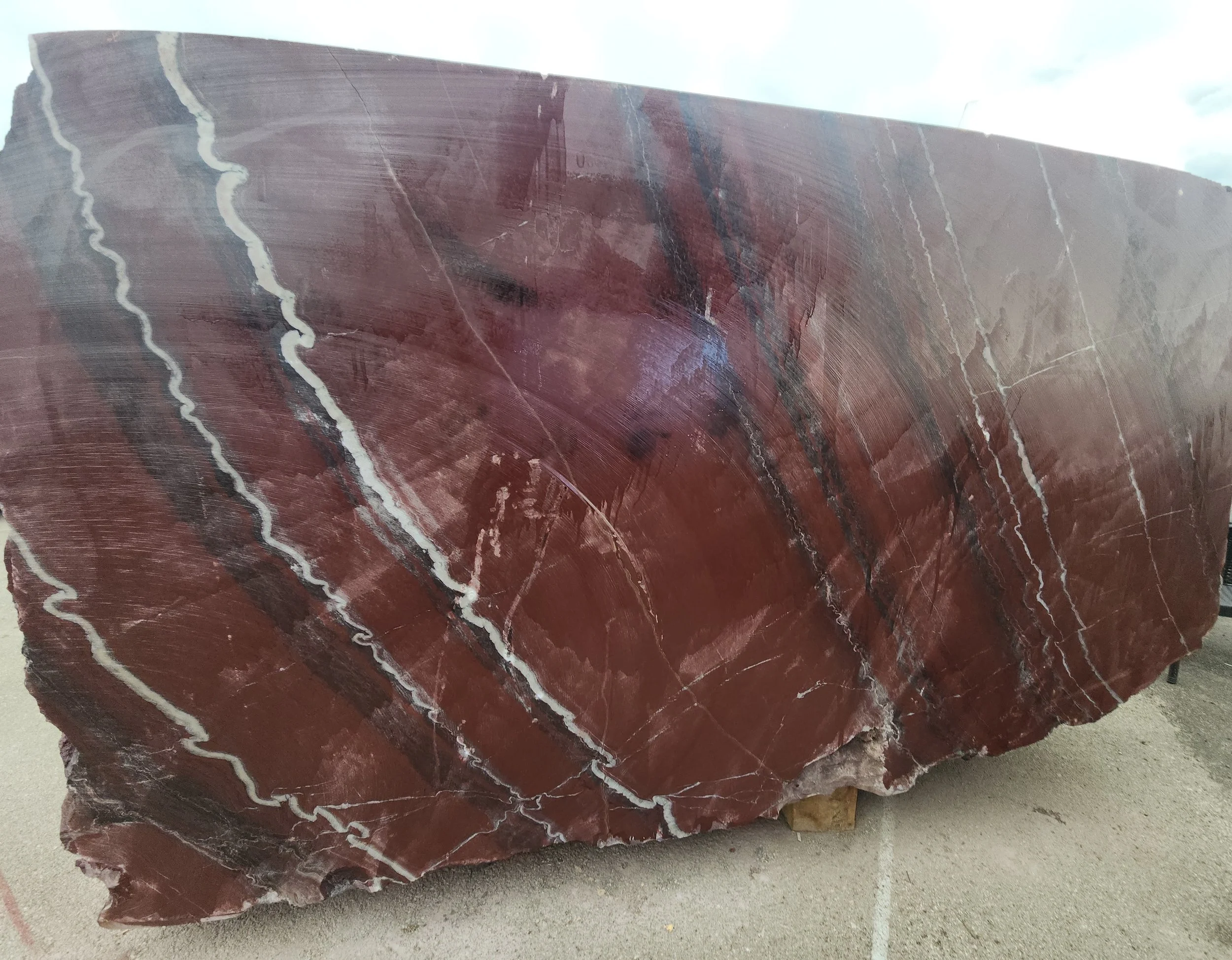 Burgundy Red Marble Polished
