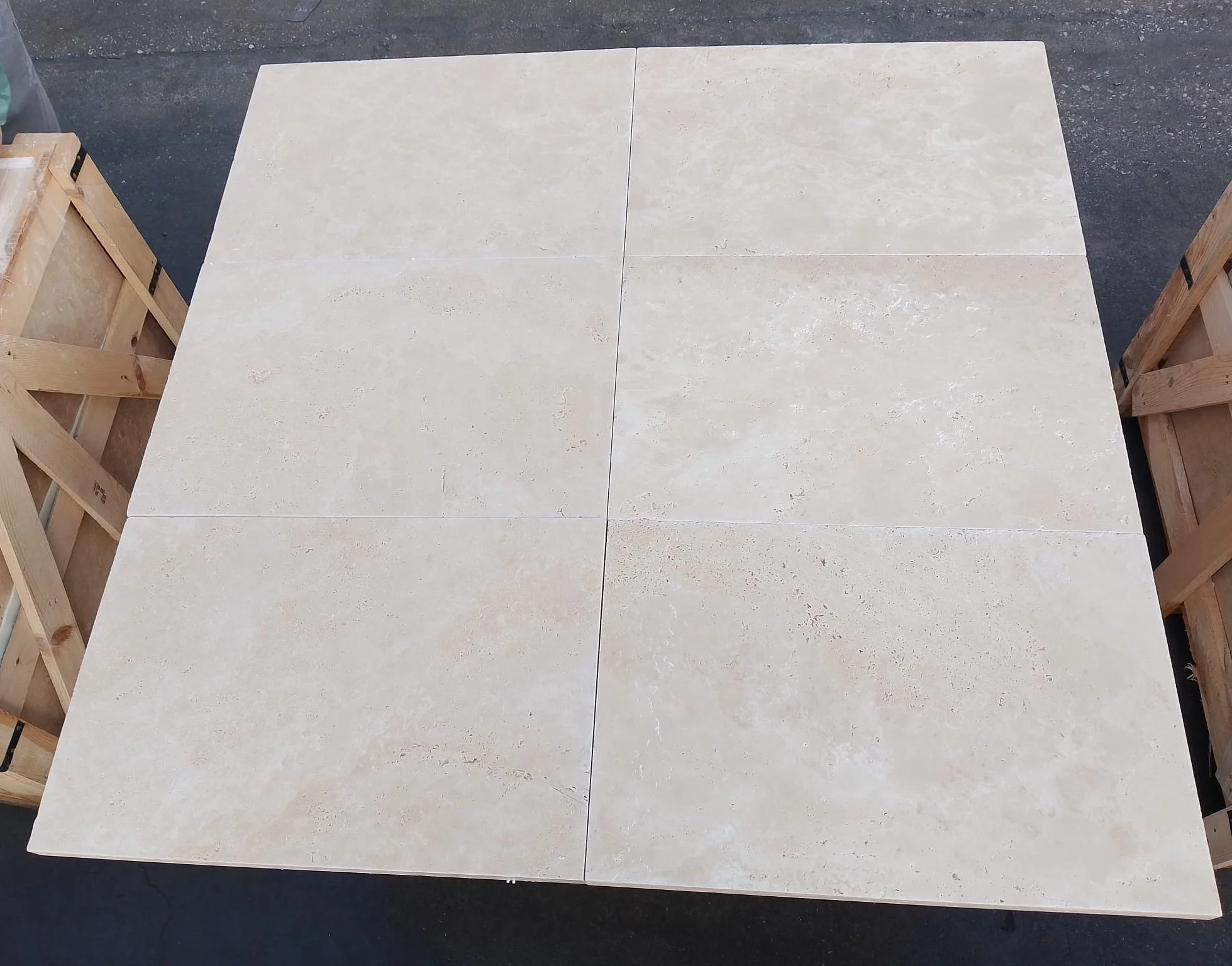 Light Travertine Premium Tumbled-4(dry look)