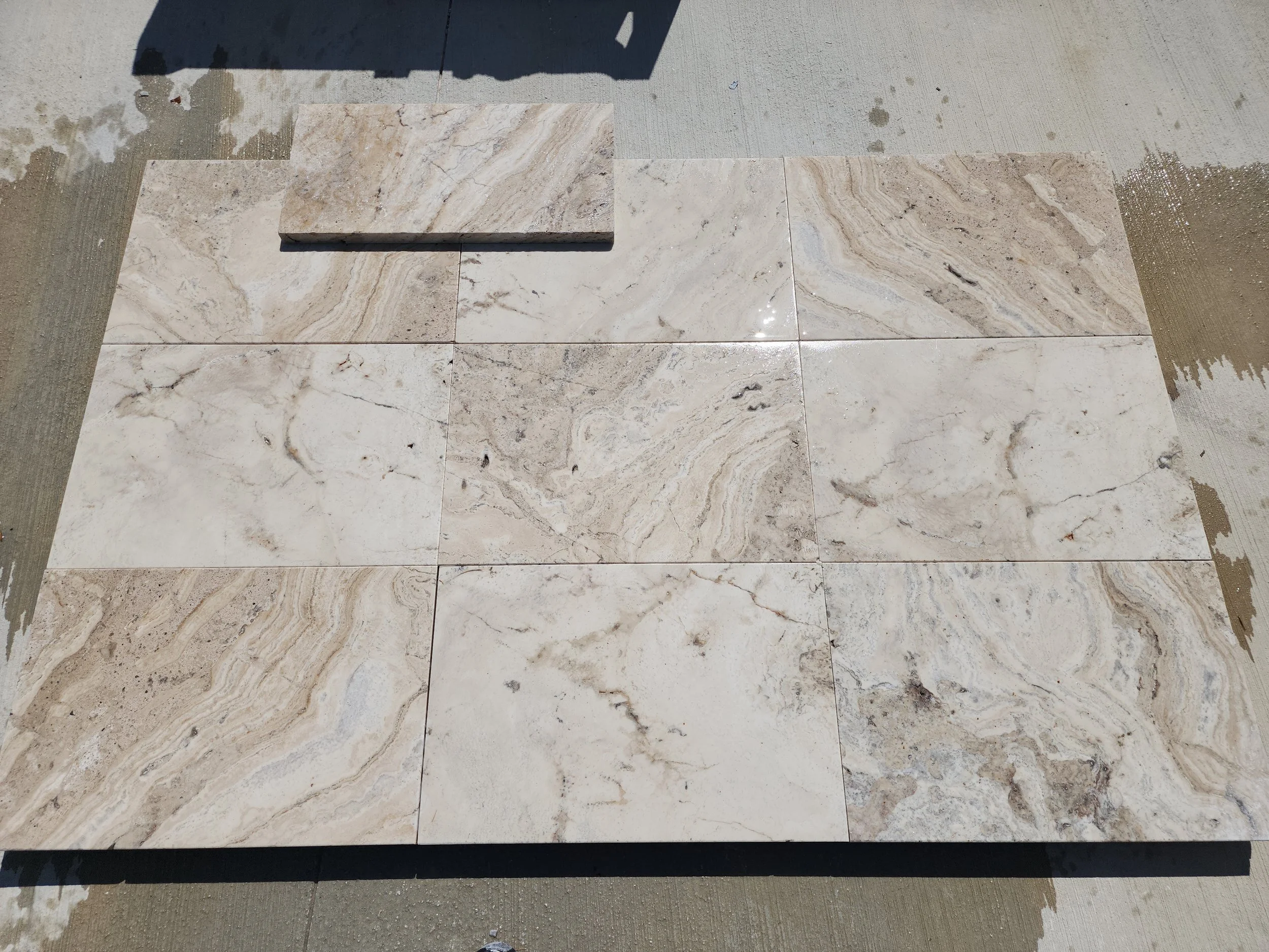 River Travertine Tumbled-2(wet look)