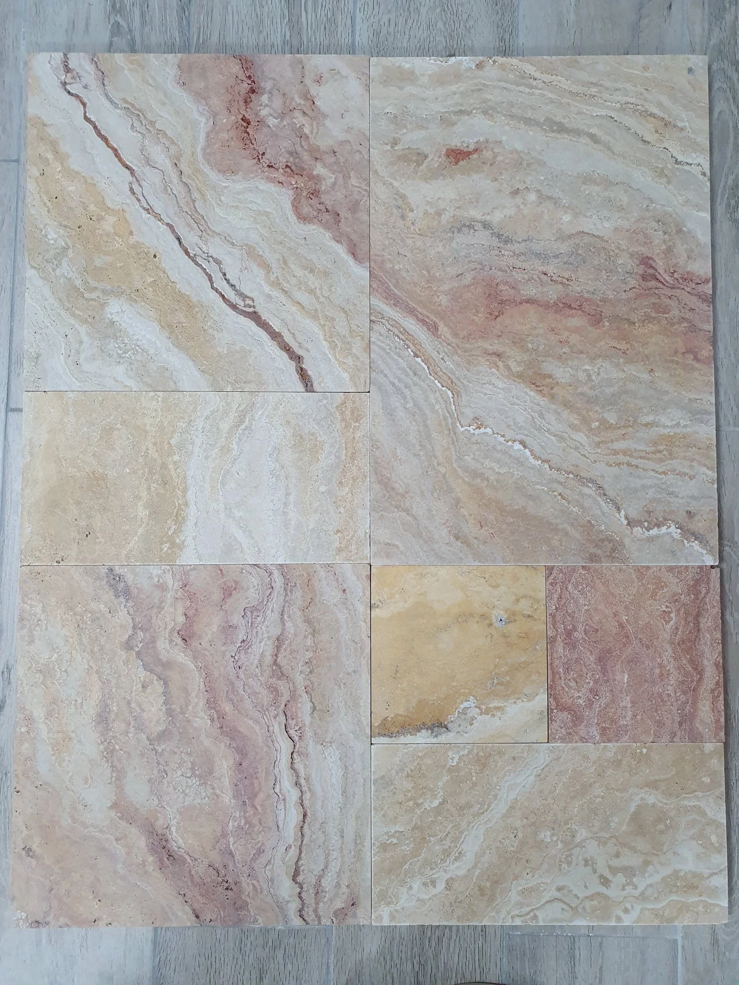 Autumn Travertine Tumbled-3(dry look)