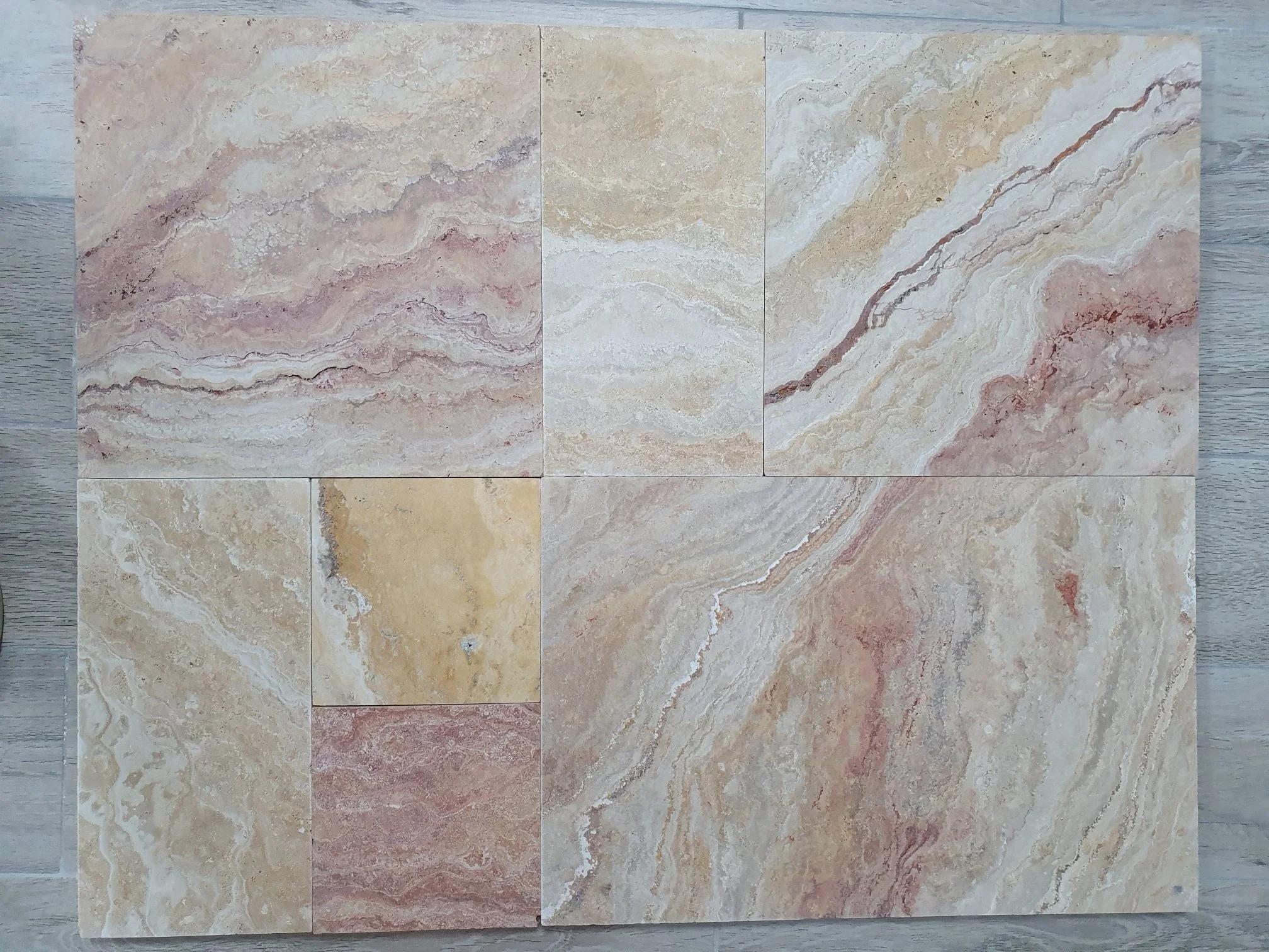Autumn Travertine Tumbled-2(dry look)
