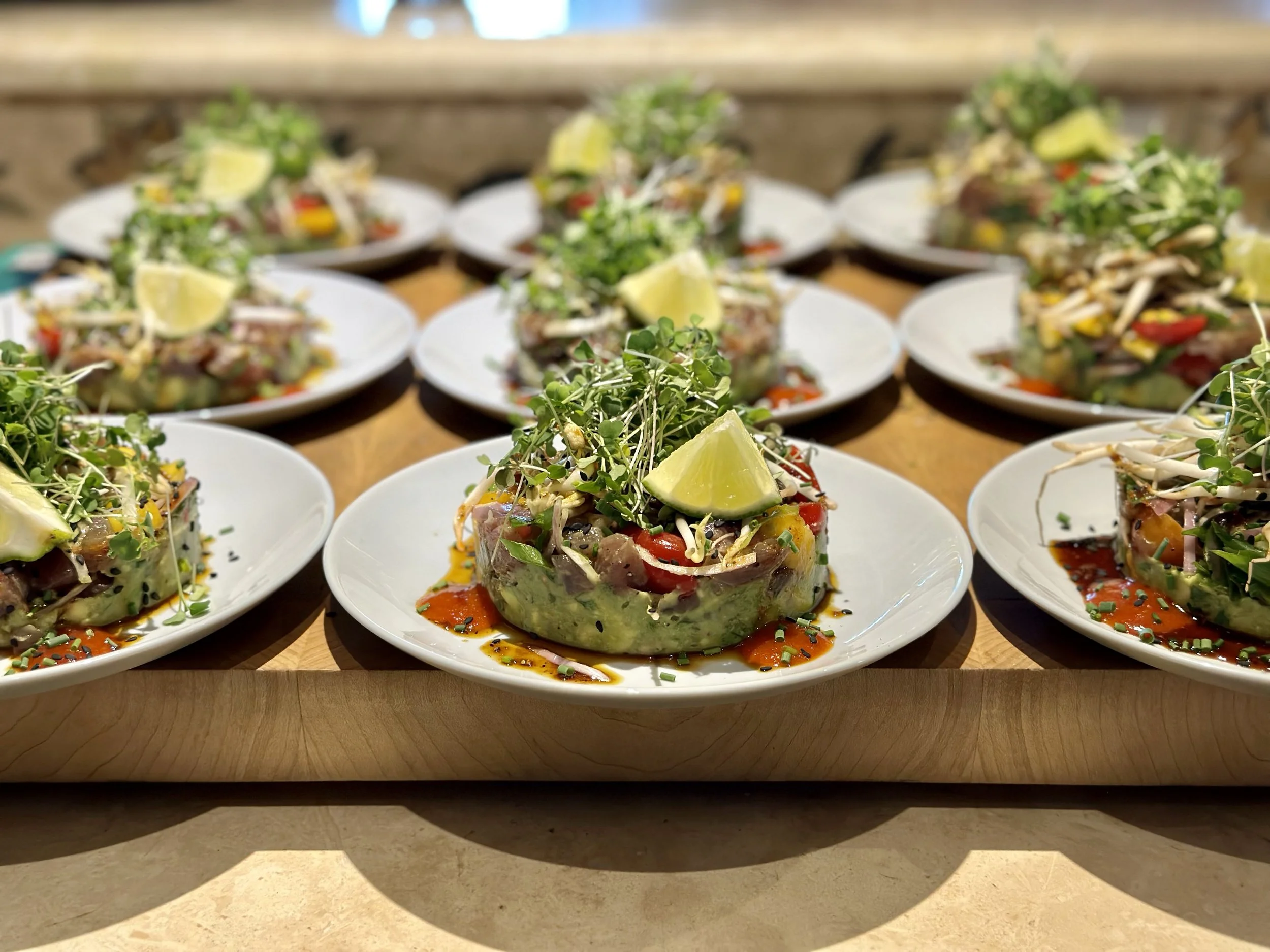 Yellowfin Tuna Tartare with Guacamole and Ponzu