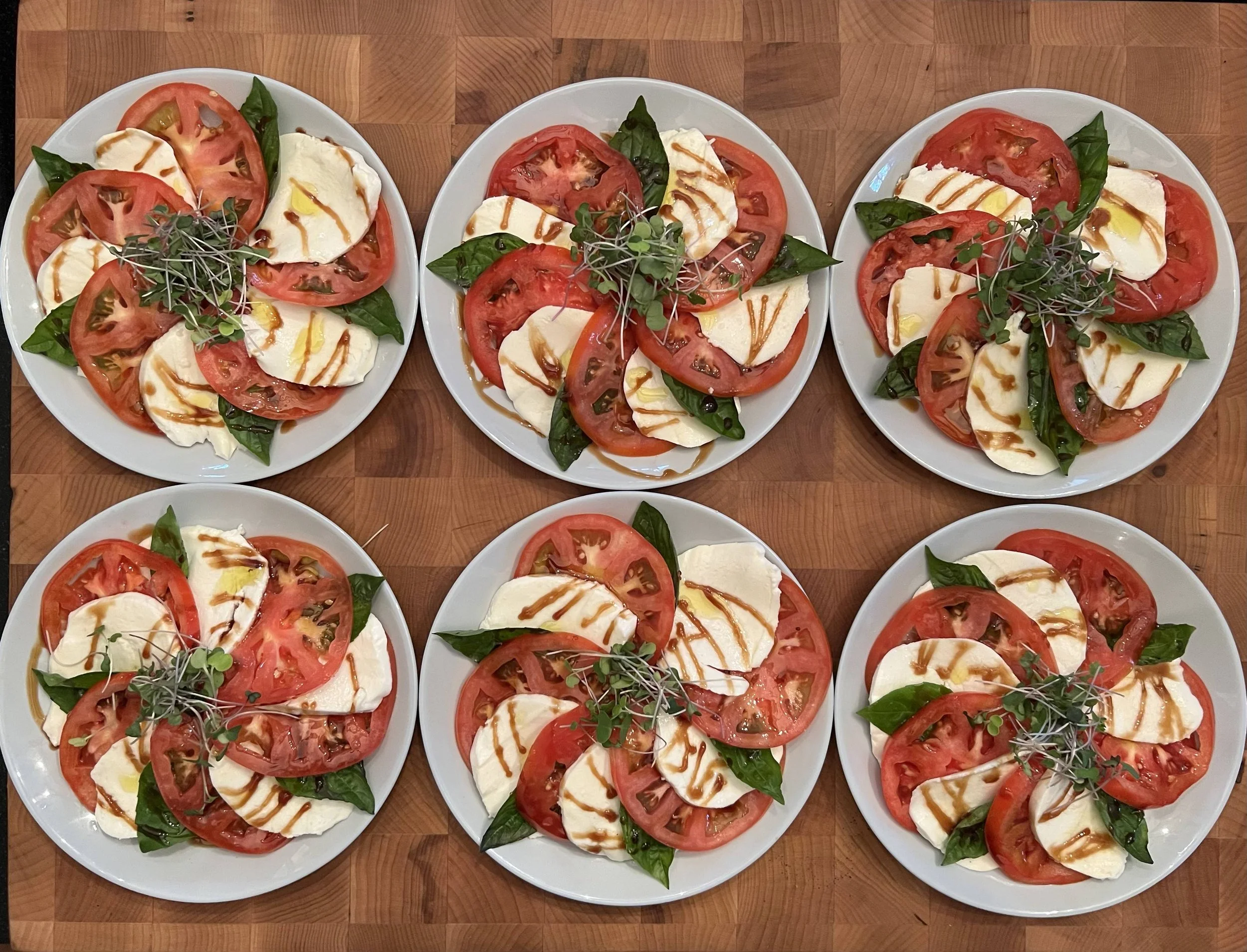 Fresh Mozzarella, Heirloom Tomato, Fresh Basil, Balsamic Reduction 