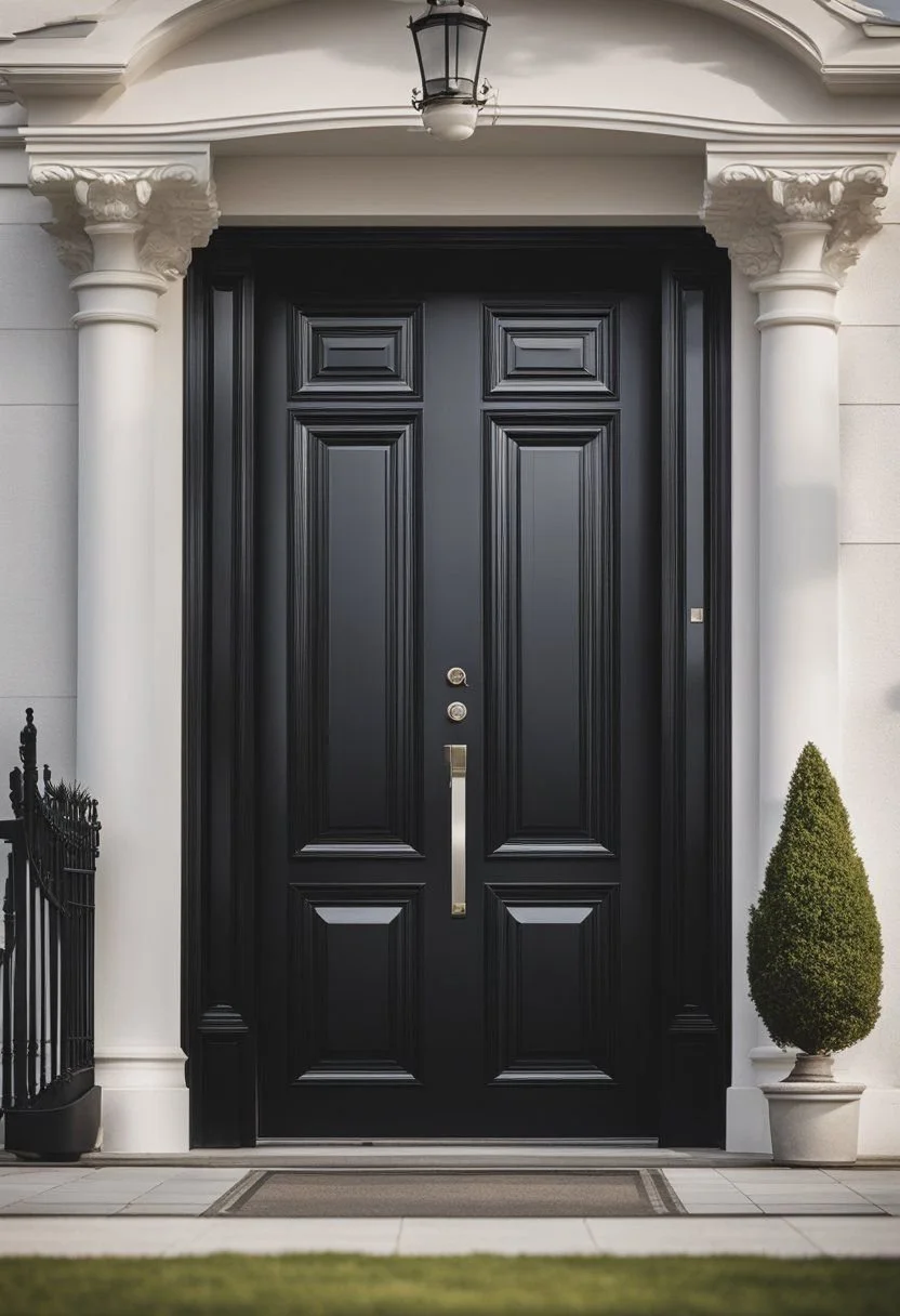 Double Impact Traffic Doors - 6 x 7', Black