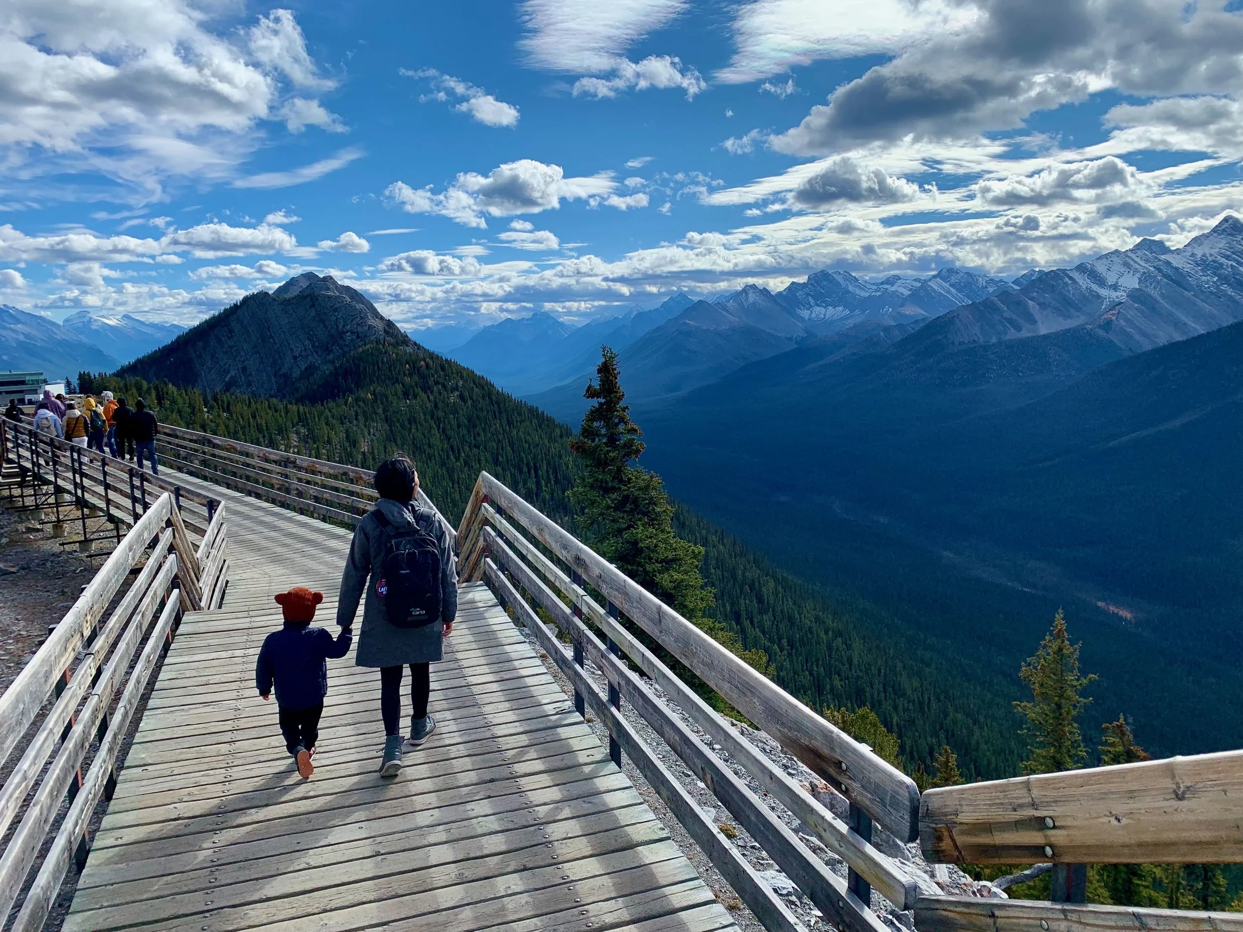 Boardwalk hike to the top of Sulfur Mtn.