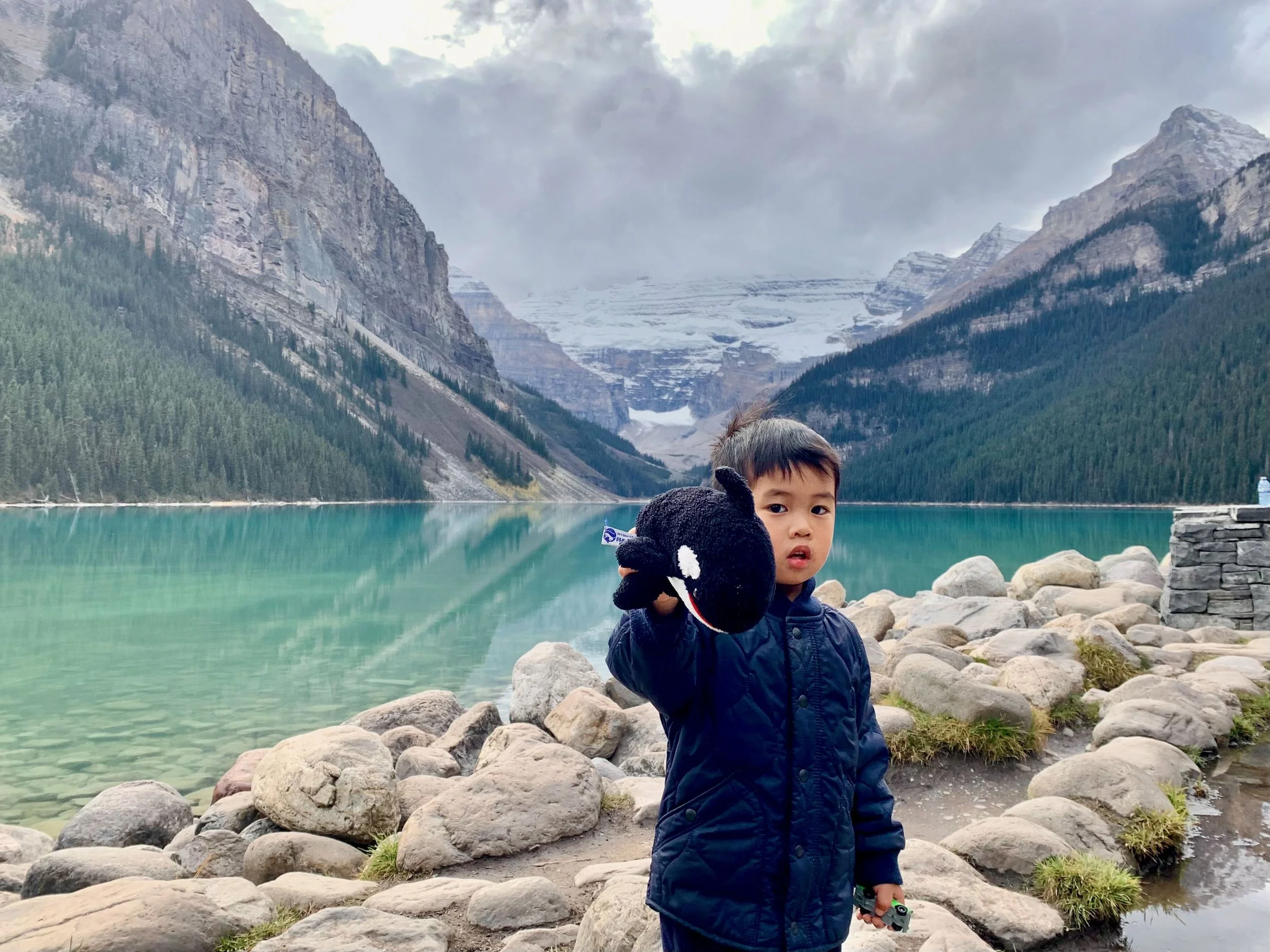 Ethan at Lake Louise