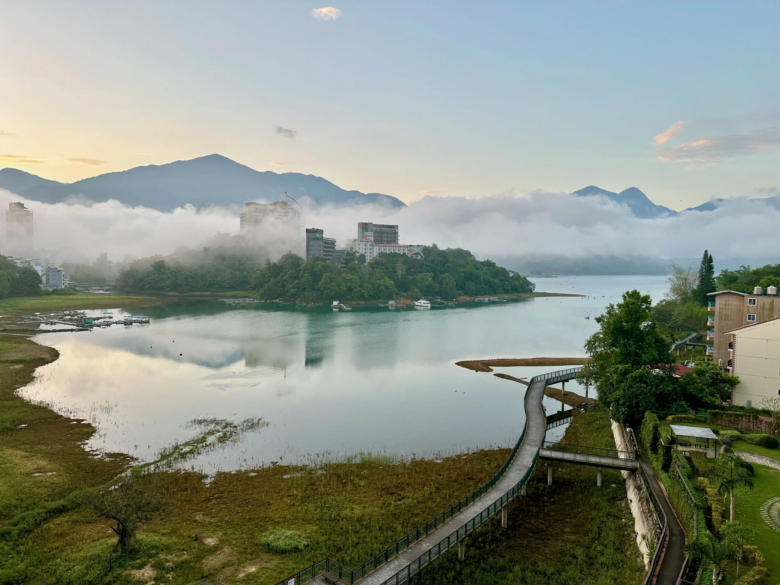 Good morning from Sun Moon Lake