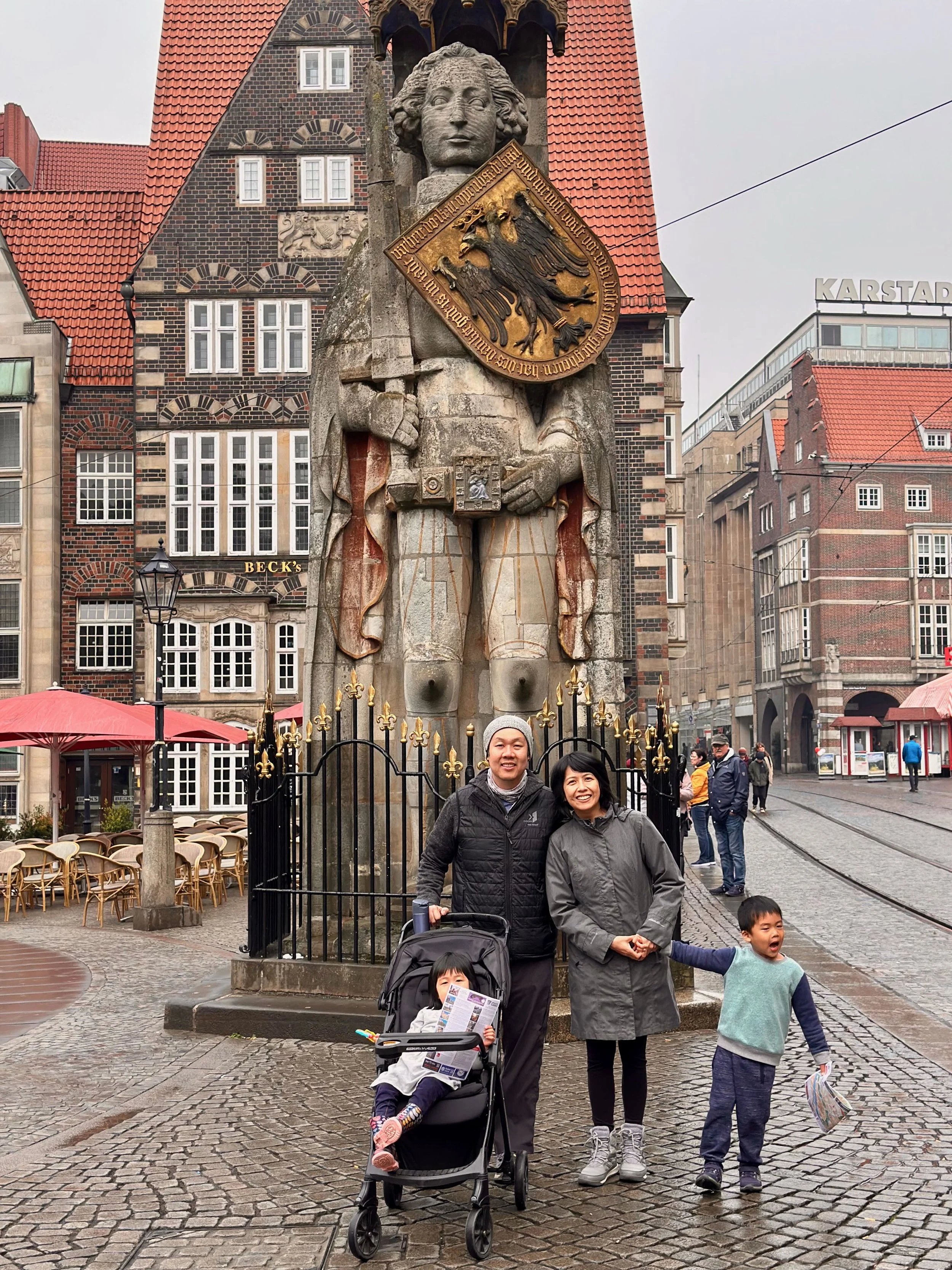 Bremen Roland Statue in the market square