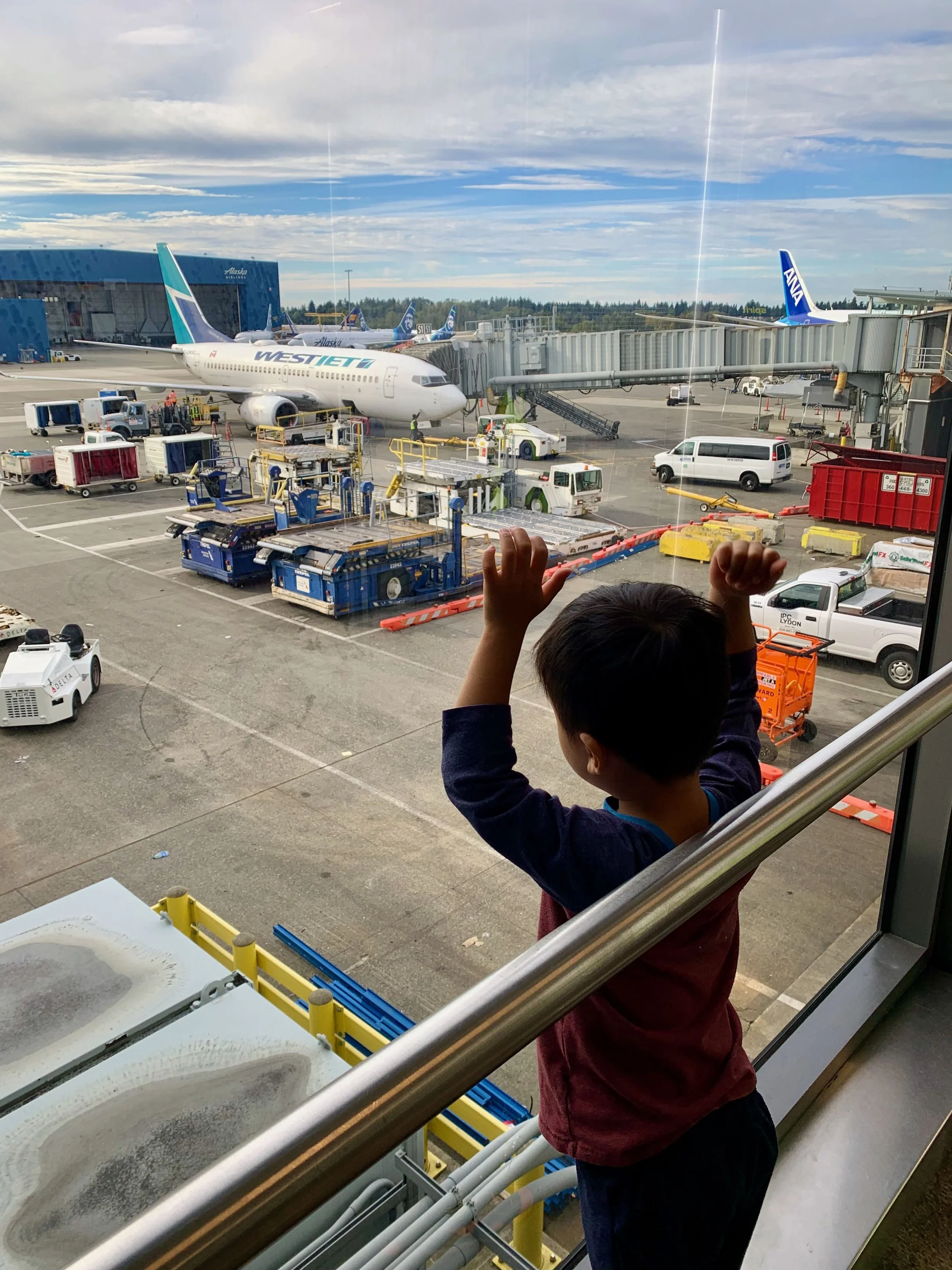 Flying to Calgary