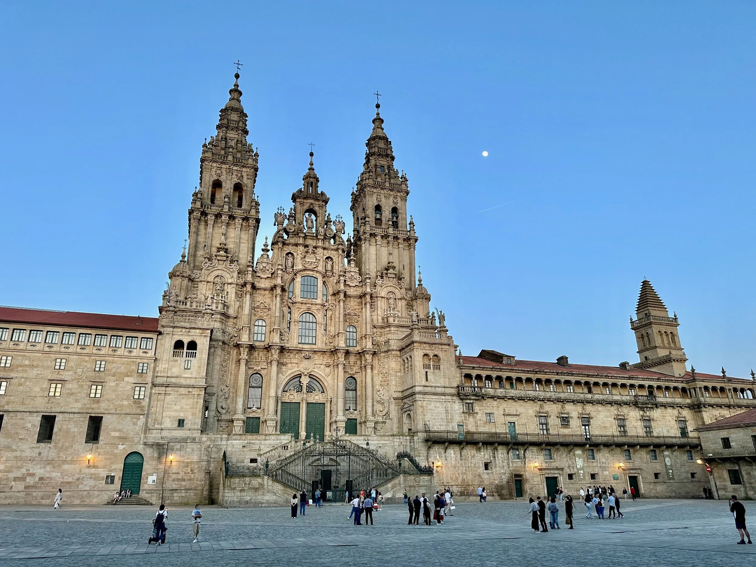 The end of the Camino pilgrimage route