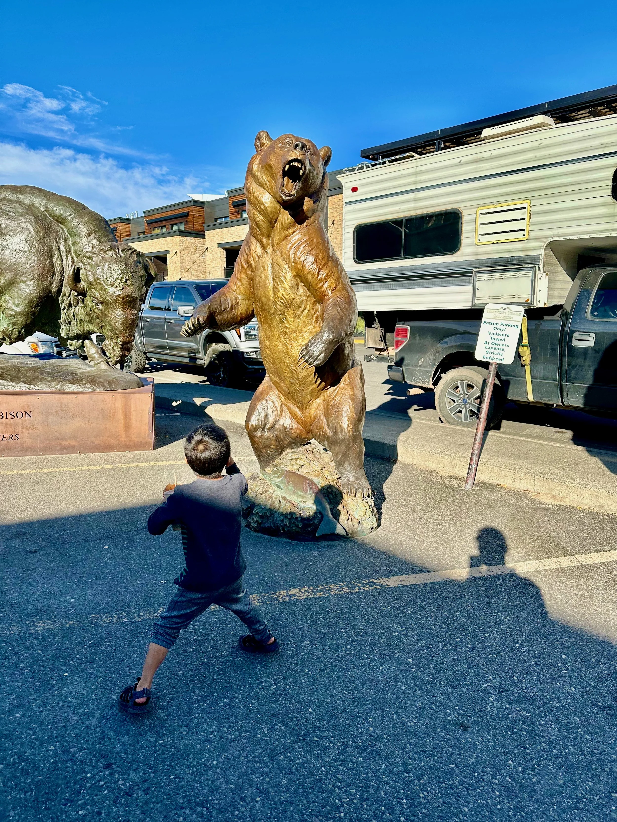 Ethan vs. Grizzle Bear