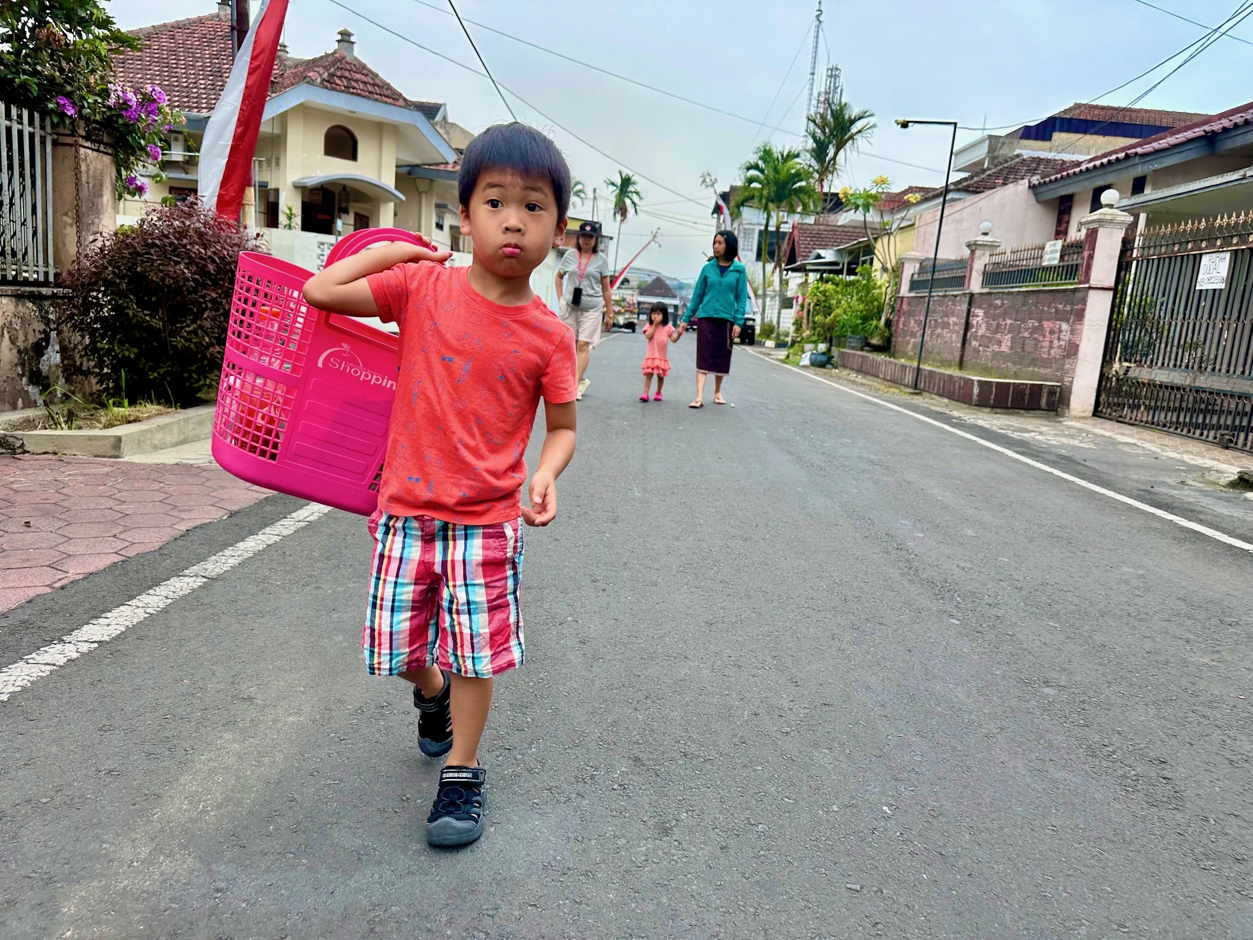 Ethan going shopping