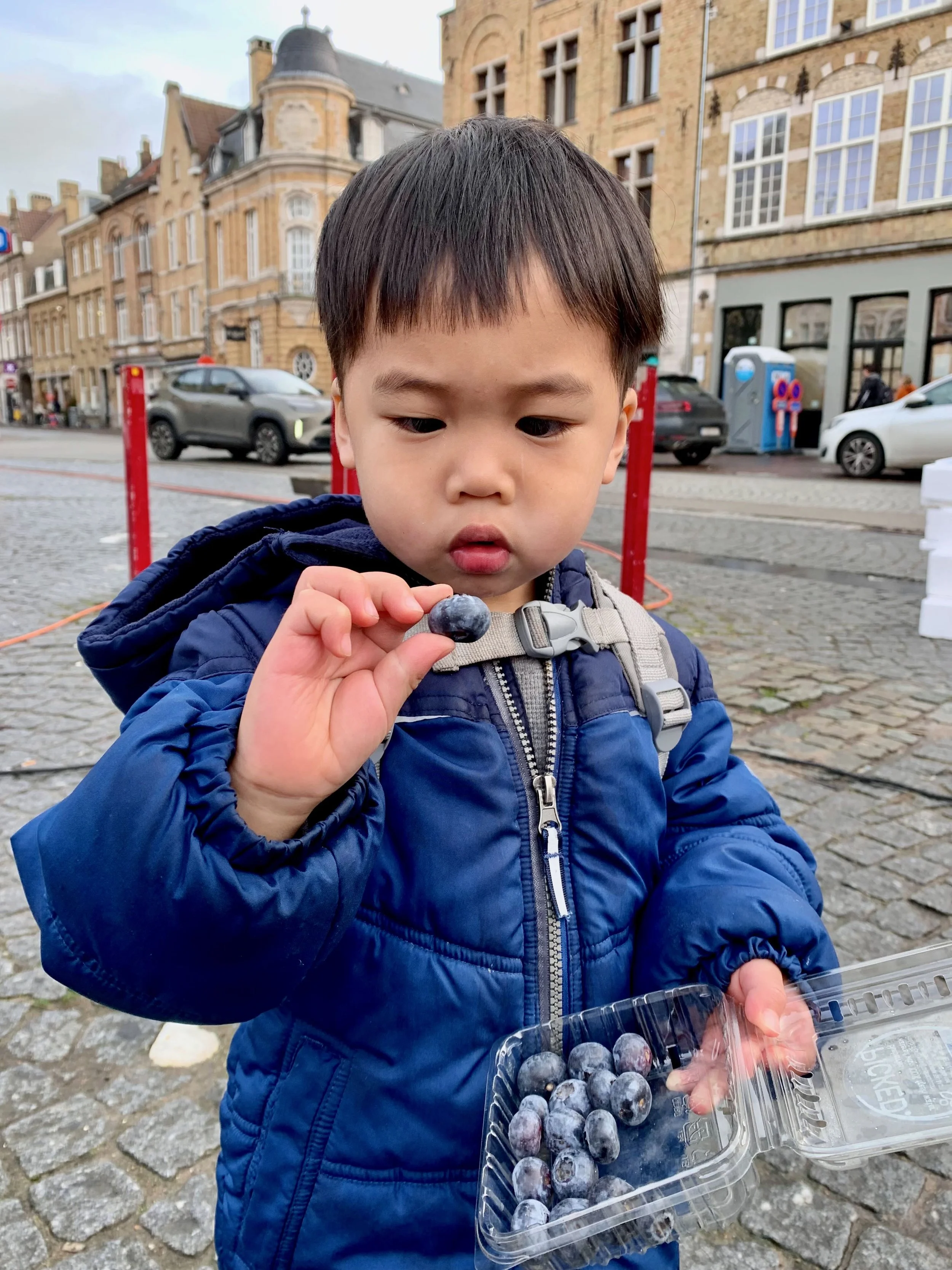 Ethan loves blueberries.
