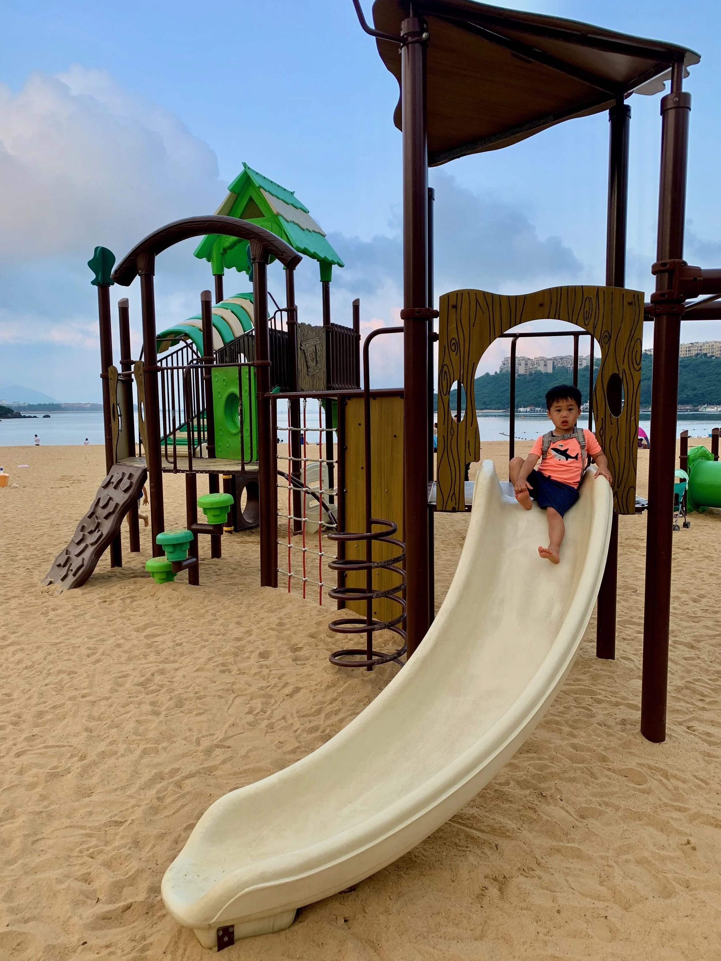 Discovery Bay playground on the beach