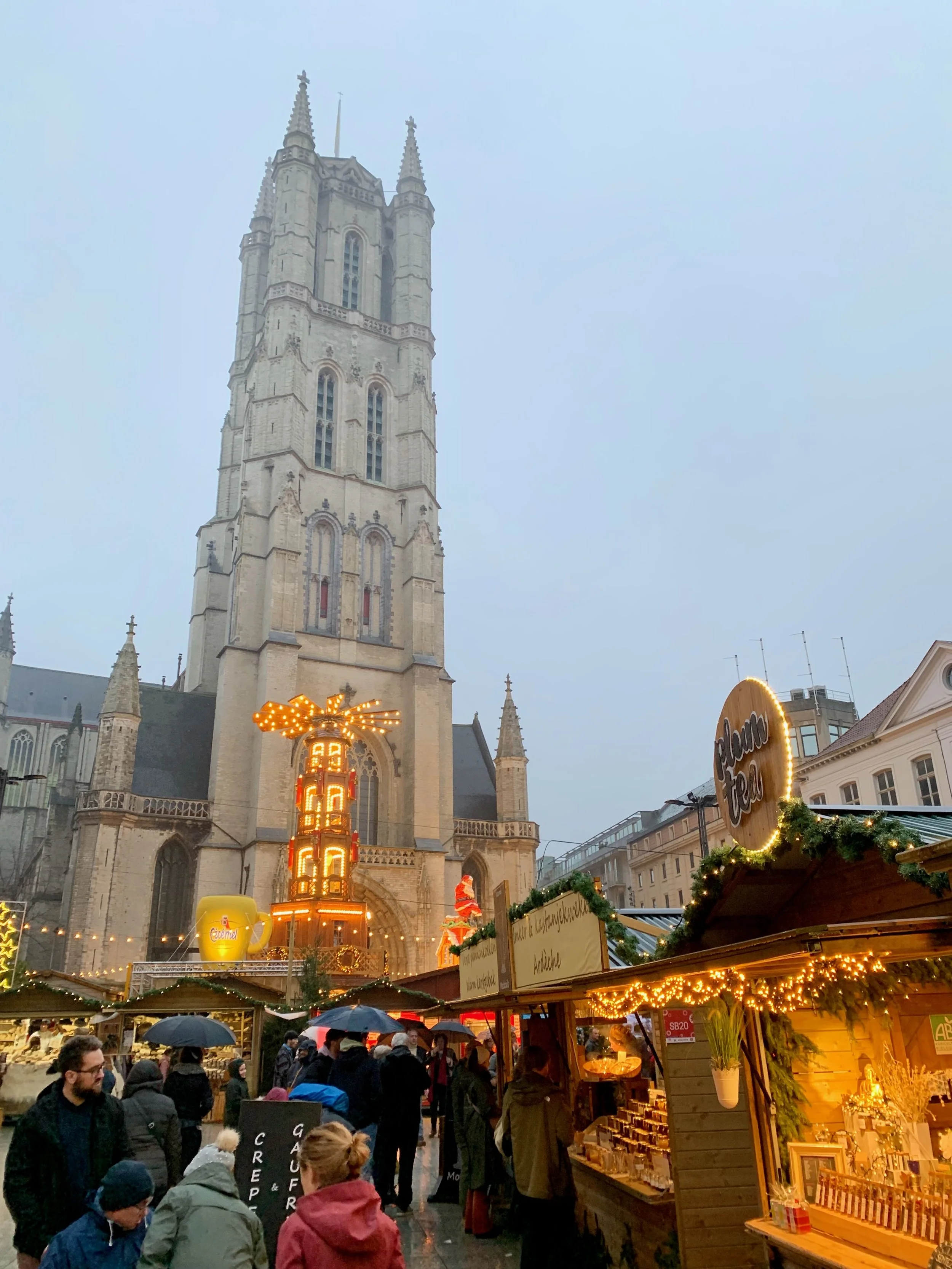 Christmas Market in Ghent, Belgium.