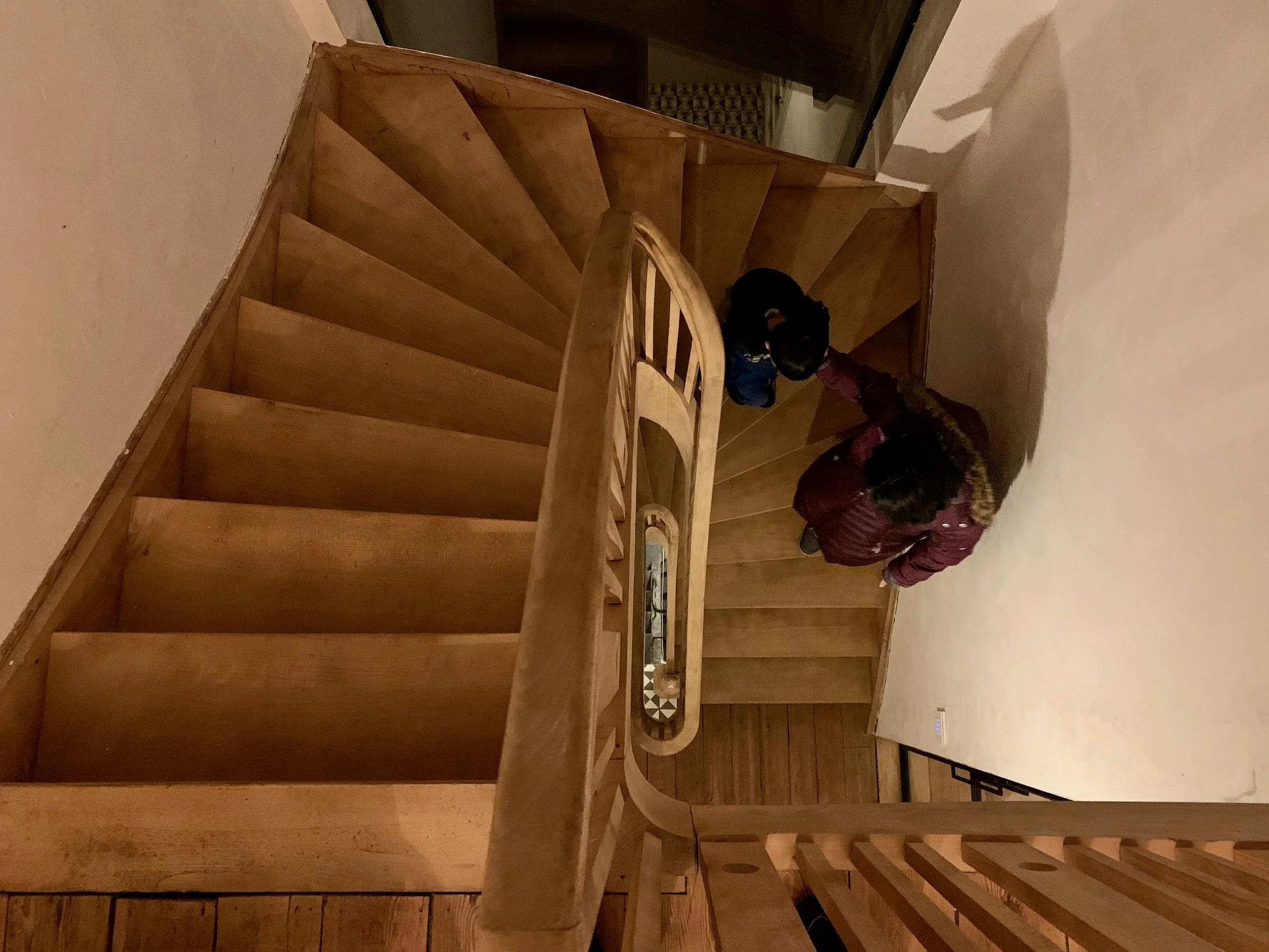 A lot of stairs