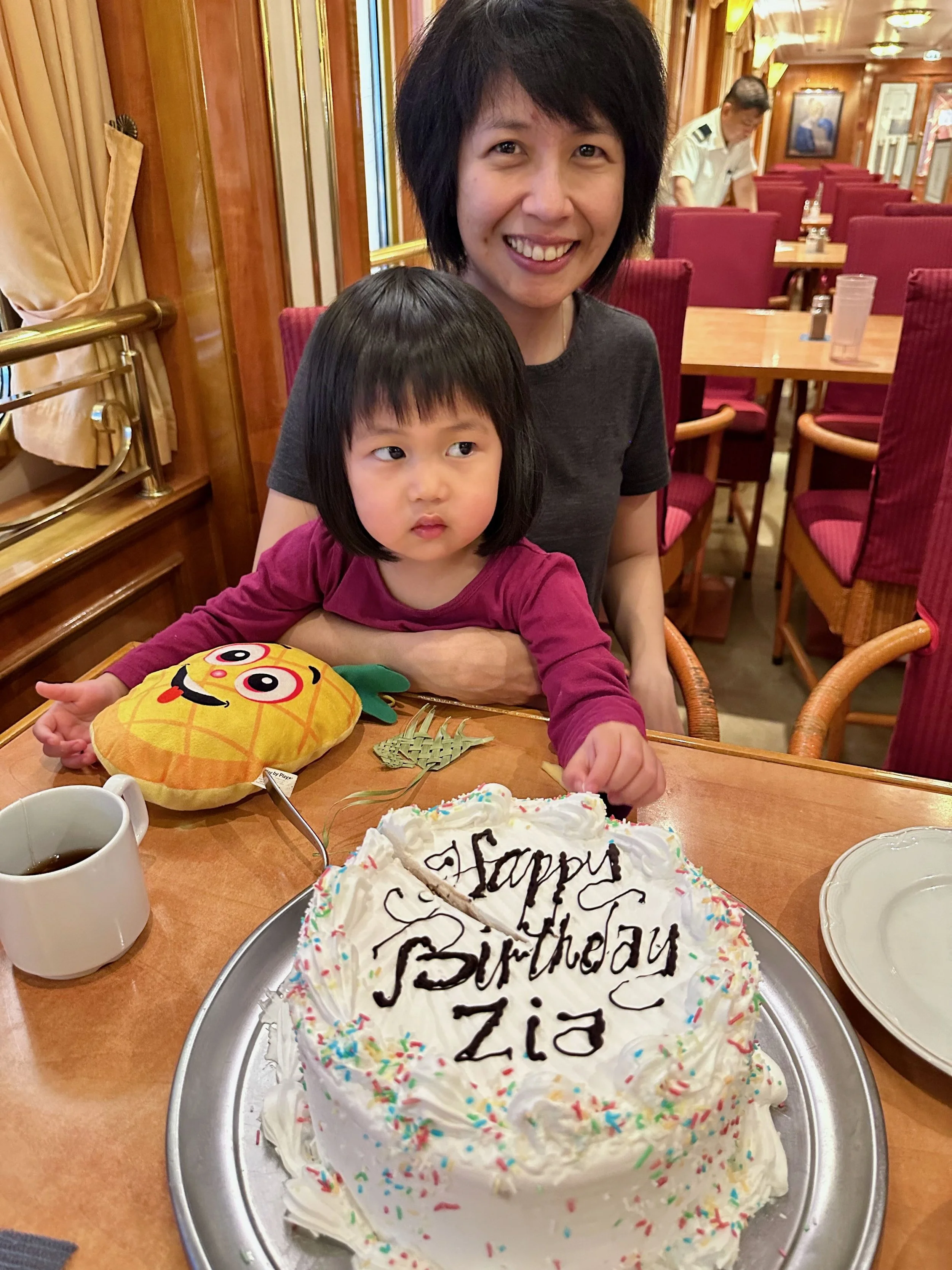 Zia turns 3 years old.