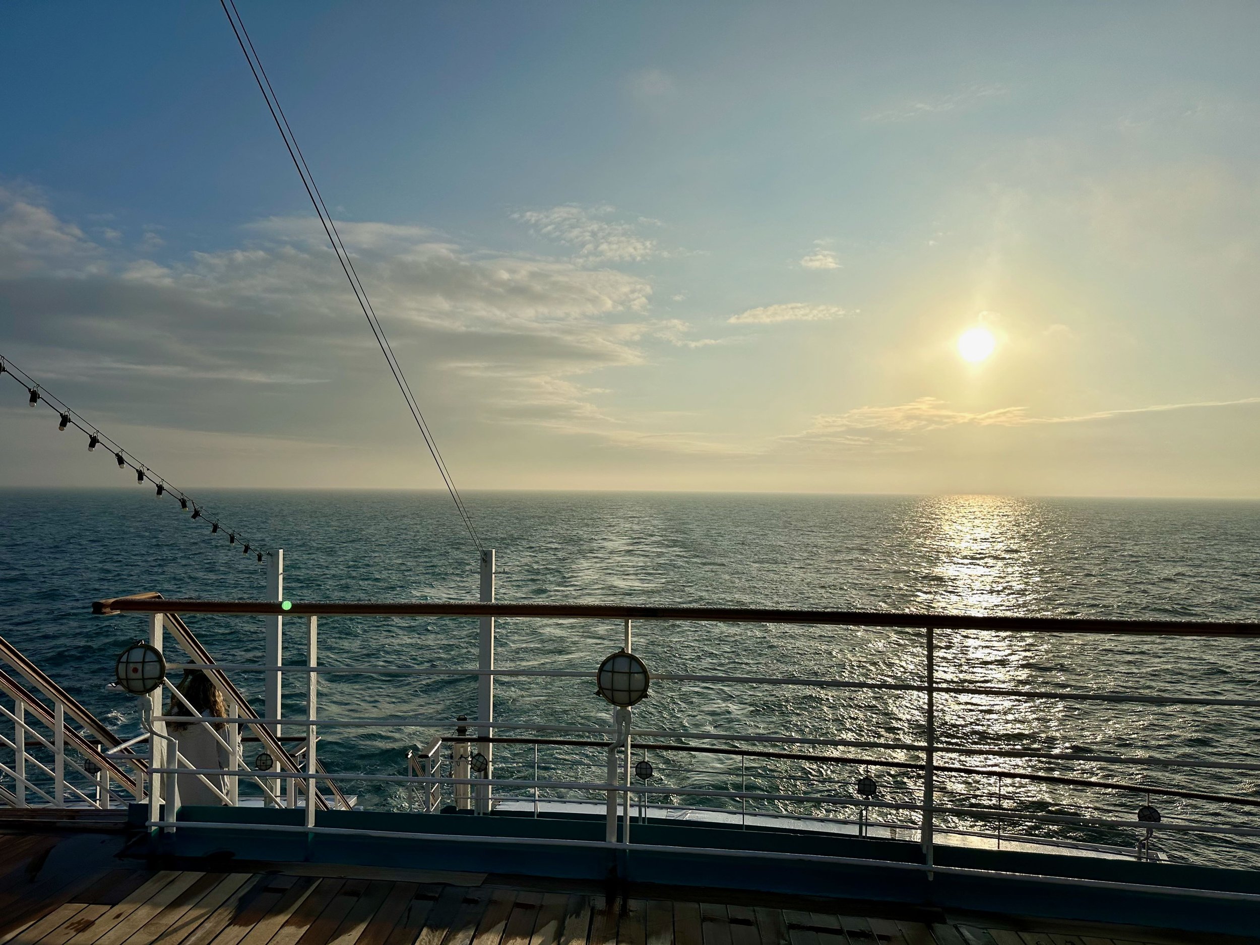 Sunset at sea