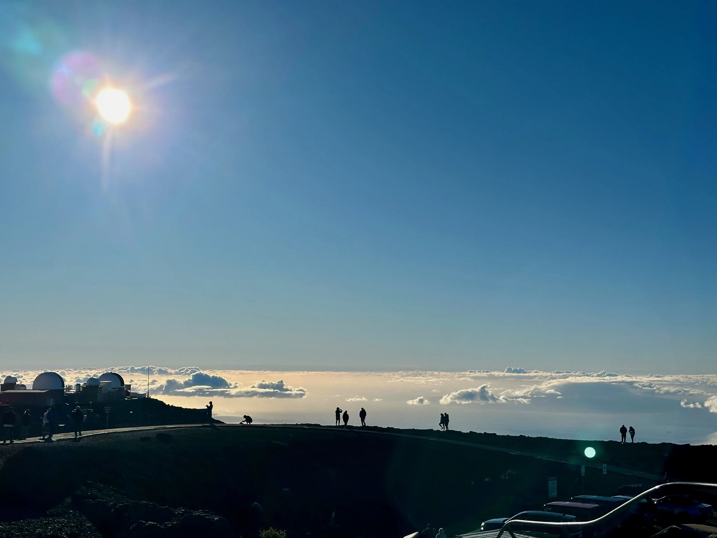 Above the clouds