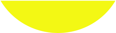 A yellow semi-circle on a black background.