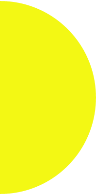 Close-up of a bright yellow circle on a black background.