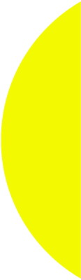 Yellow masked shape with black background that resembles a stylized banana.