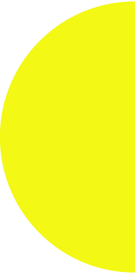 Yellow semicircular shape on a black background.
