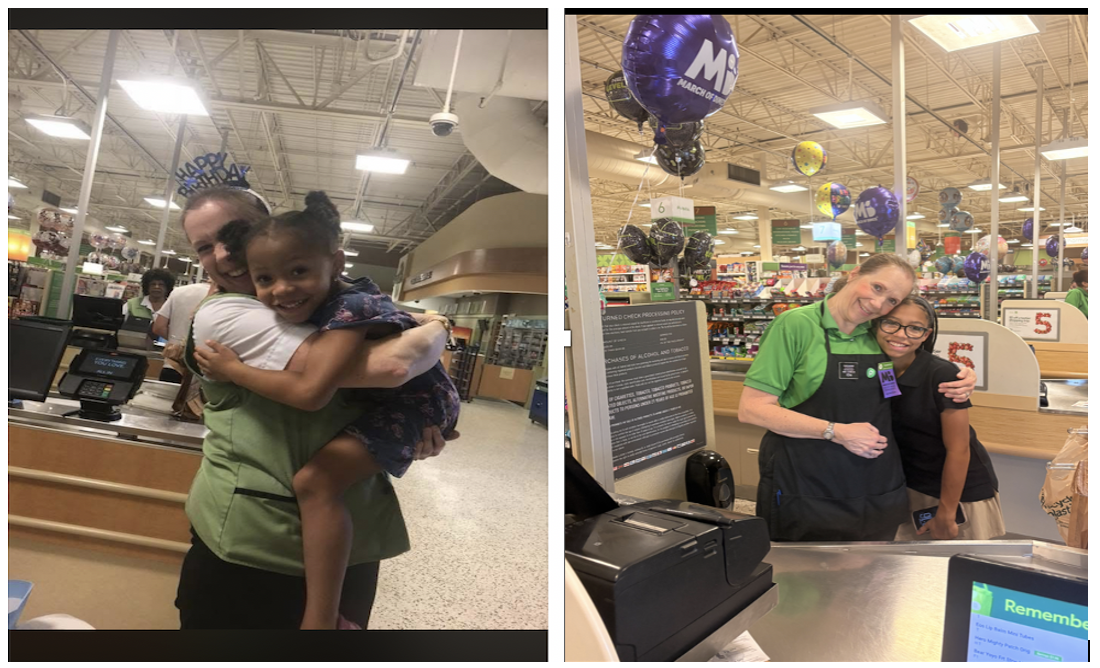 Ms Suzanne and my daughter in 2018 and 2026
