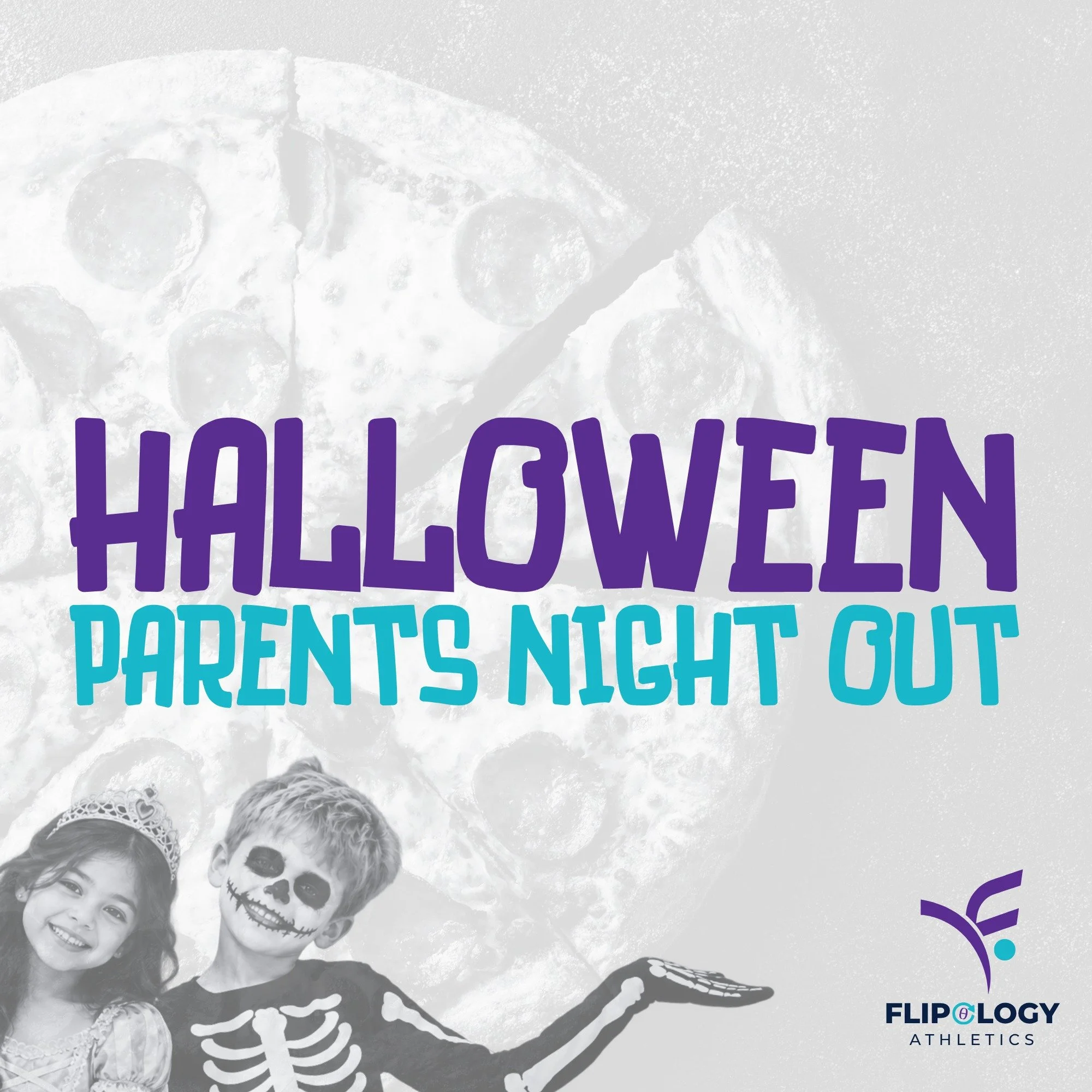 PIZZA INCLUDED + 4 HOURS OF FUN! 🍕🎃

Halloween Parents Night Out is coming to Flipology Athletics!

Kids get an evening packed with gymnastics, Ninjility, open gym, games, pizza and more while parents get a few hours to themselves.

This Saturday, 